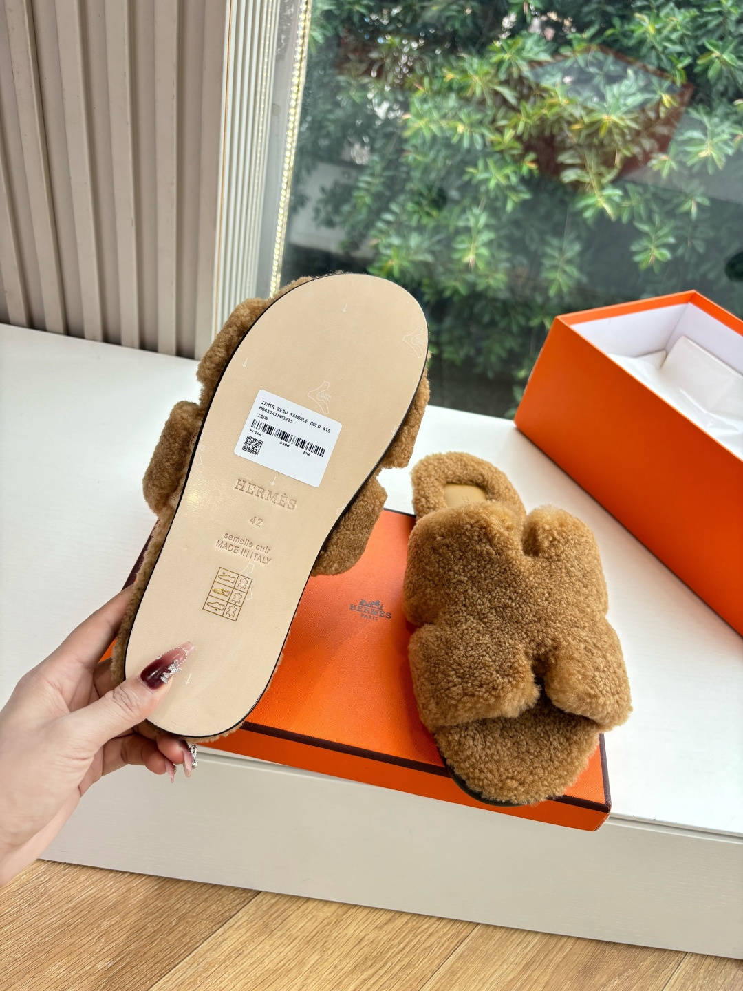 🌾G052所见即所得顶版2026春夏新款HERMES爱马仕专柜新款最近火到不行的情侣款H二舅鞋猪鼻子凉鞋