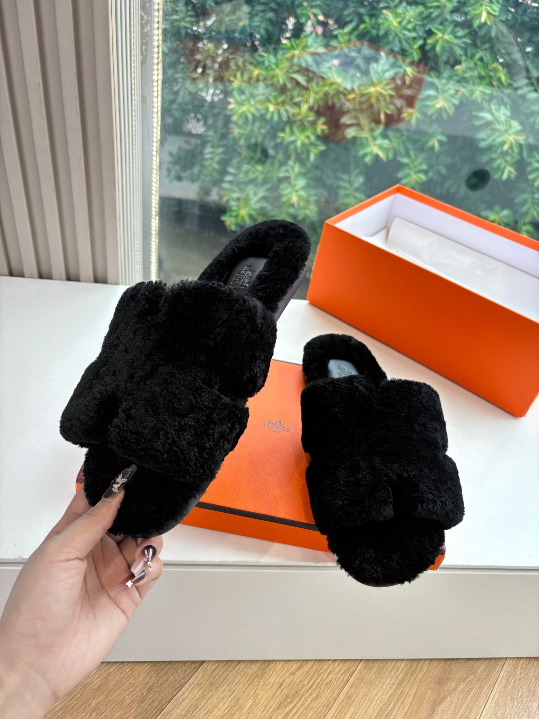 🌾G052所见即所得顶版2026春夏新款HERMES爱马仕专柜新款最近火到不行的情侣款H二舅鞋猪鼻子凉鞋