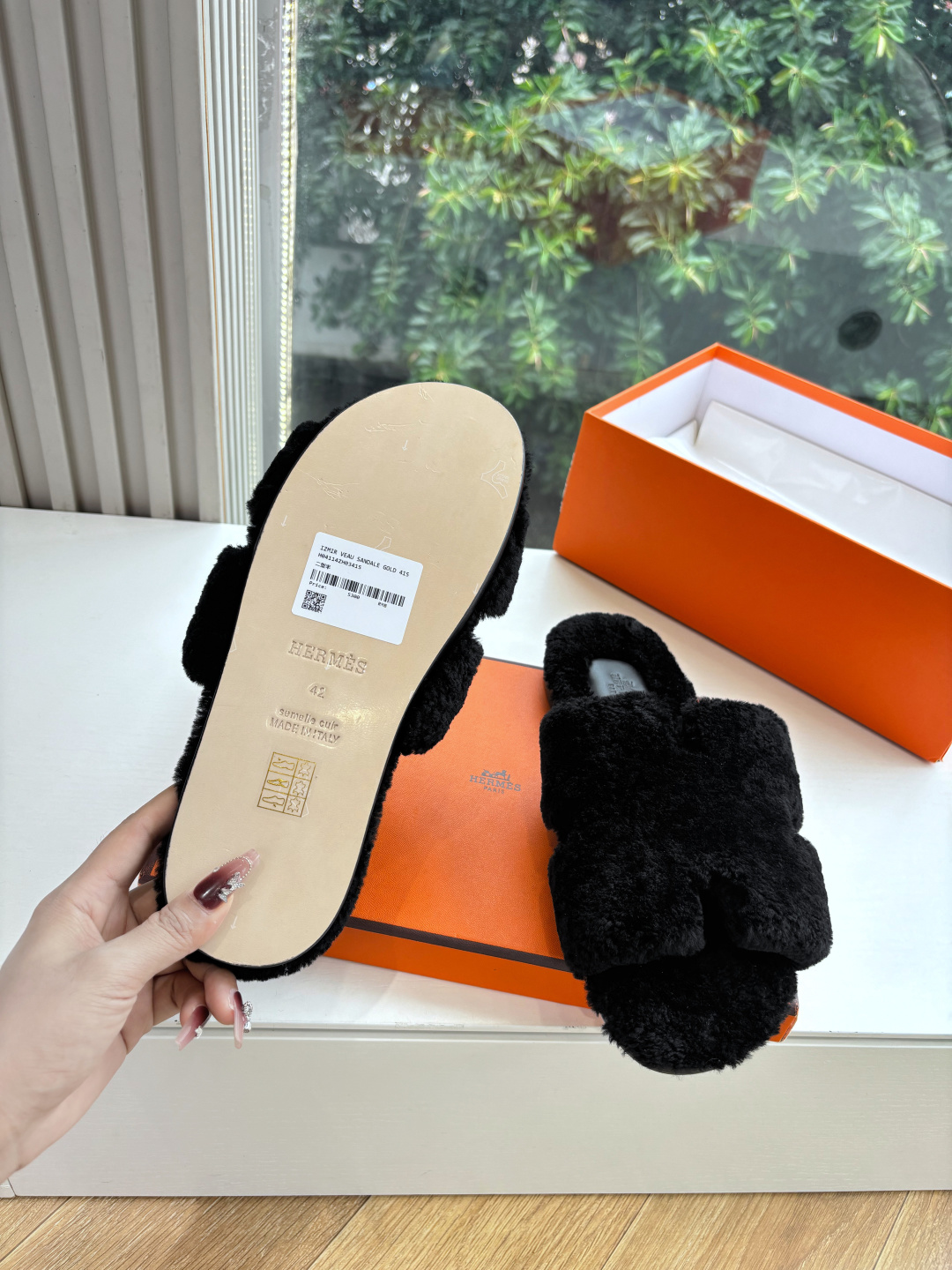 🌾G052所见即所得顶版2026春夏新款HERMES爱马仕专柜新款最近火到不行的情侣款H二舅鞋猪鼻子凉鞋