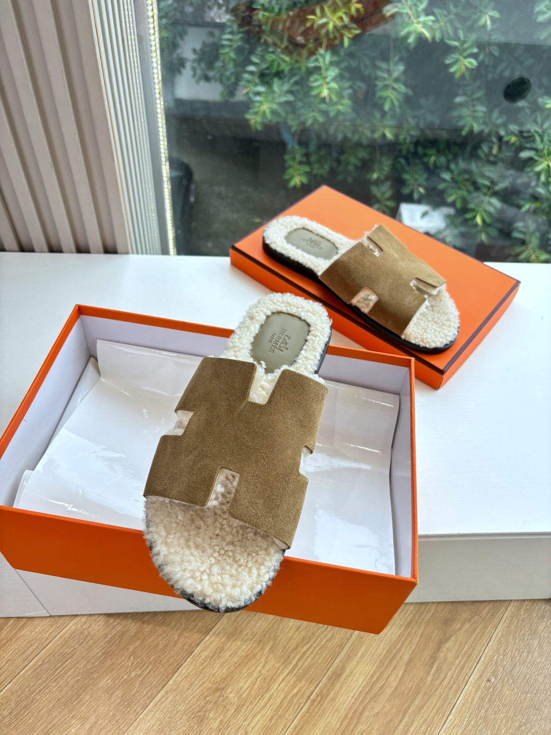 🌾G052所见即所得顶版2026春夏新款HERMES爱马仕专柜新款最近火到不行的情侣款H二舅鞋猪鼻子凉鞋