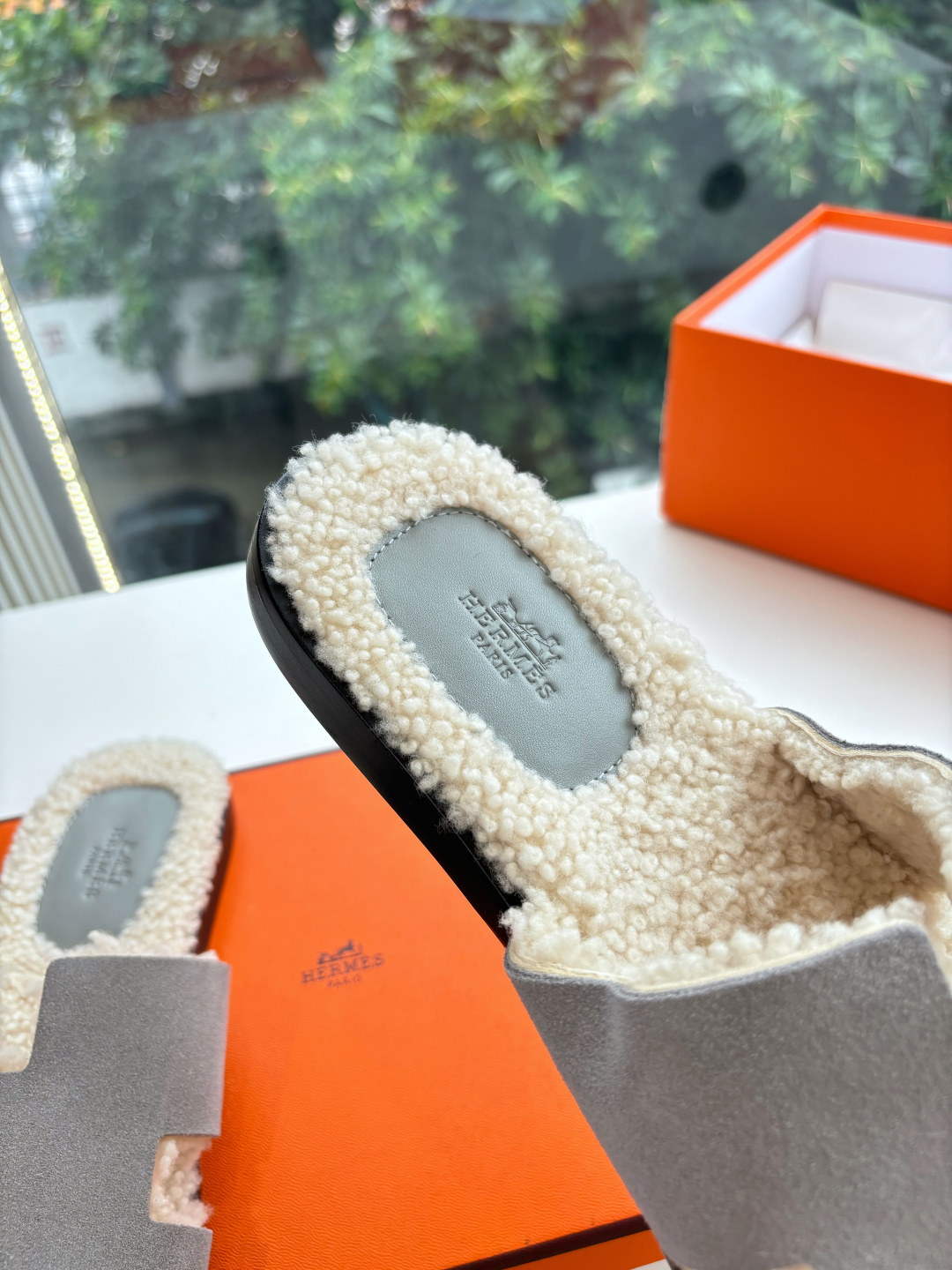 🌾G052所见即所得顶版2026春夏新款HERMES爱马仕专柜新款最近火到不行的情侣款H二舅鞋猪鼻子凉鞋