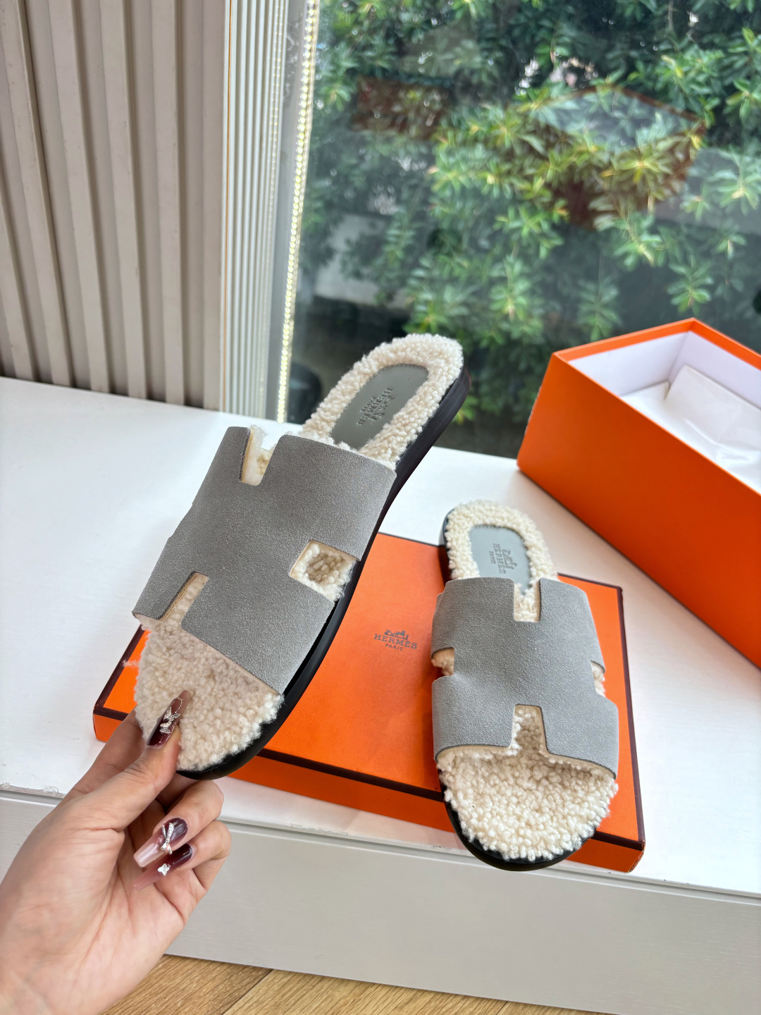 🌾G052所见即所得顶版2026春夏新款HERMES爱马仕专柜新款最近火到不行的情侣款H二舅鞋猪鼻子凉鞋