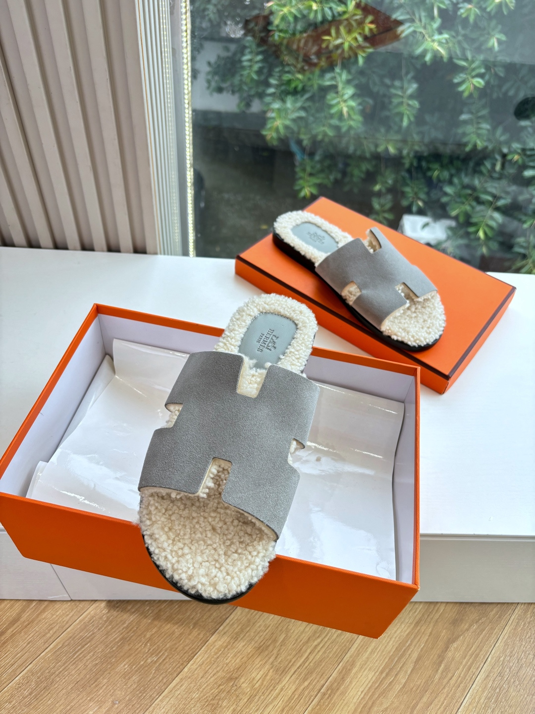 🌾G052所见即所得顶版2026春夏新款HERMES爱马仕专柜新款最近火到不行的情侣款H二舅鞋猪鼻子凉鞋