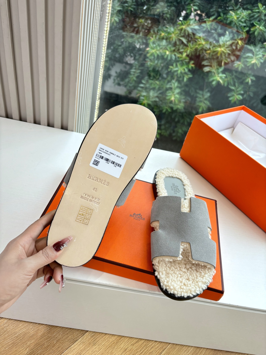 🌾G052所见即所得顶版2026春夏新款HERMES爱马仕专柜新款最近火到不行的情侣款H二舅鞋猪鼻子凉鞋