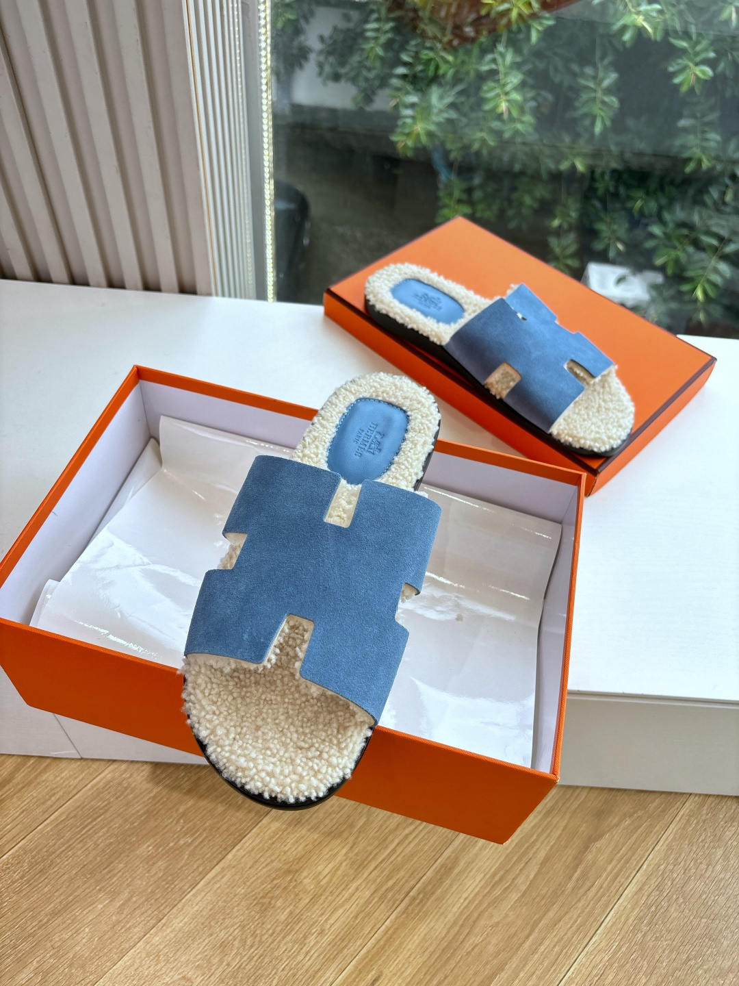 🌾G052所见即所得顶版2026春夏新款HERMES爱马仕专柜新款最近火到不行的情侣款H二舅鞋猪鼻子凉鞋