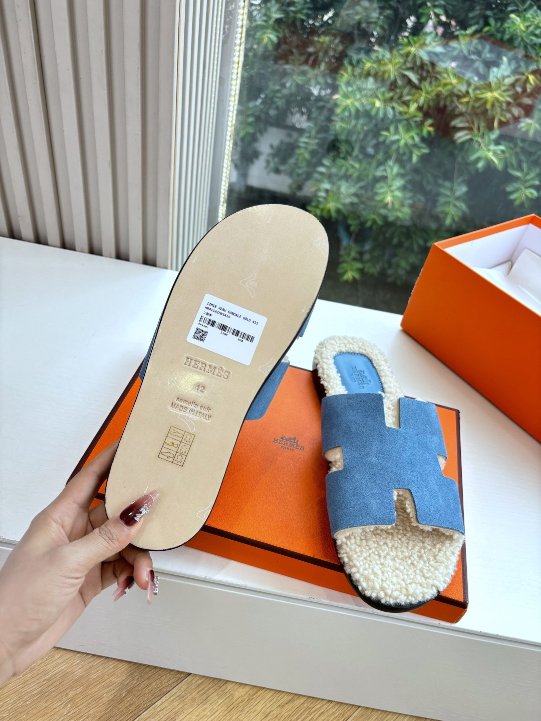 🌾G052所见即所得顶版2026春夏新款HERMES爱马仕专柜新款最近火到不行的情侣款H二舅鞋猪鼻子凉鞋