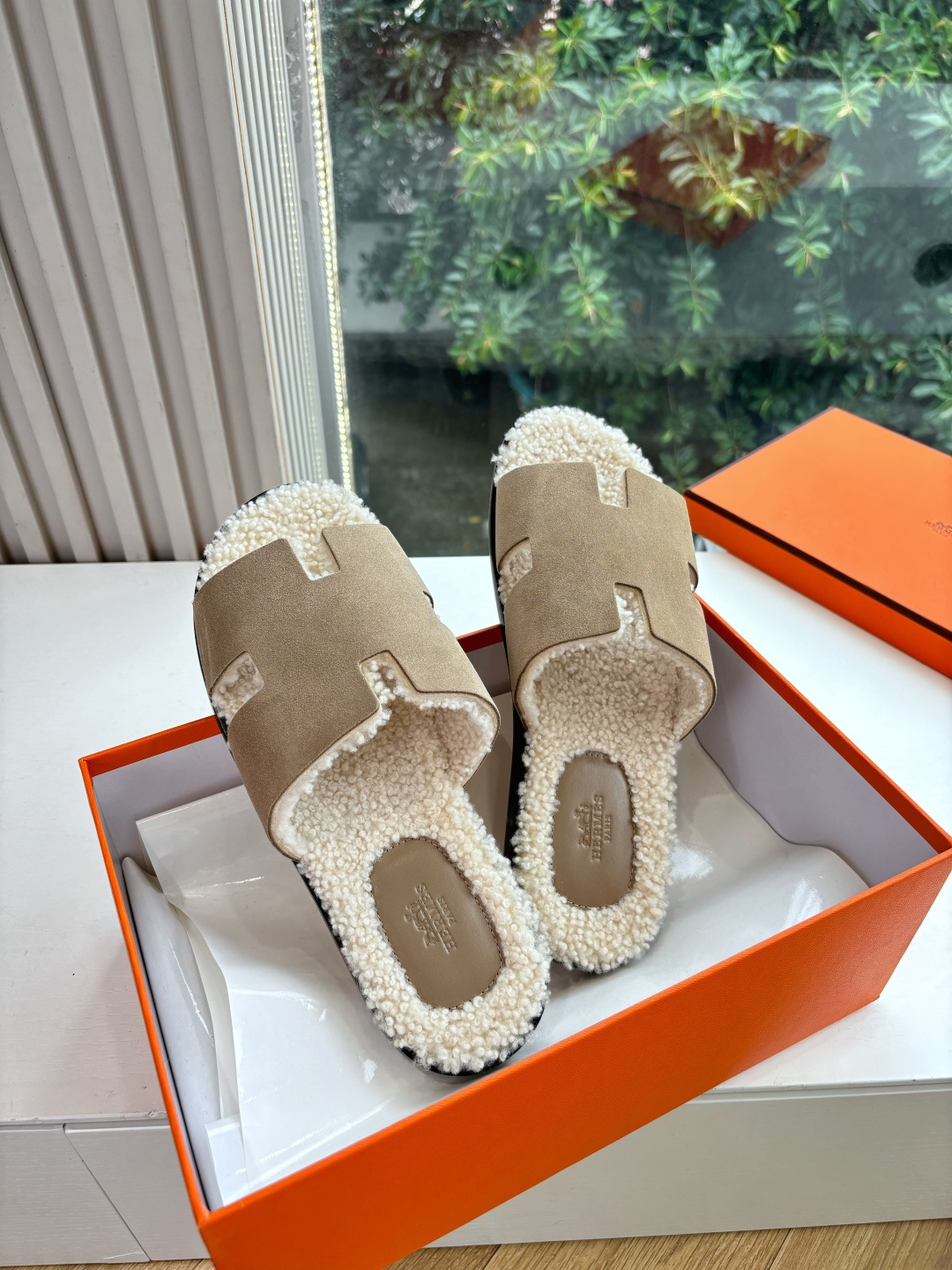 🌾G052所见即所得顶版2026春夏新款HERMES爱马仕专柜新款最近火到不行的情侣款H二舅鞋猪鼻子凉鞋