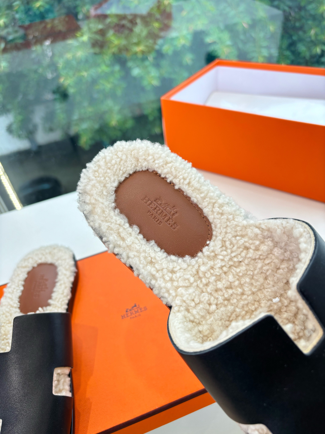 🌾G052所见即所得顶版2026春夏新款HERMES爱马仕专柜新款最近火到不行的情侣款H二舅鞋猪鼻子凉鞋