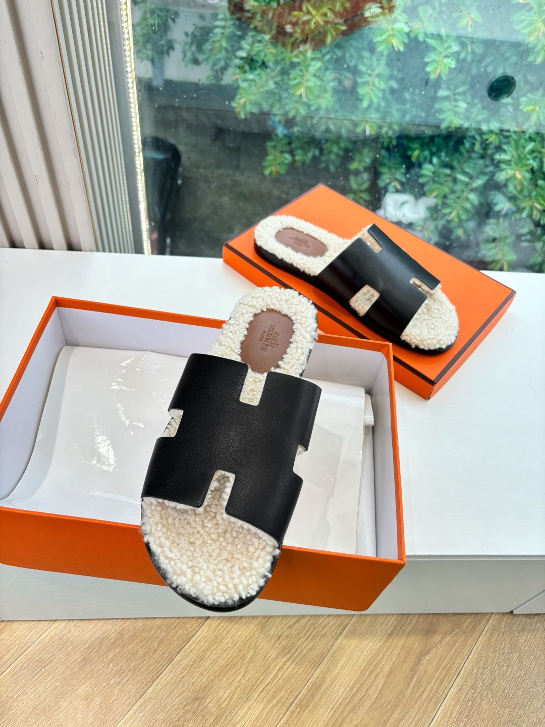 🌾G052所见即所得顶版2026春夏新款HERMES爱马仕专柜新款最近火到不行的情侣款H二舅鞋猪鼻子凉鞋