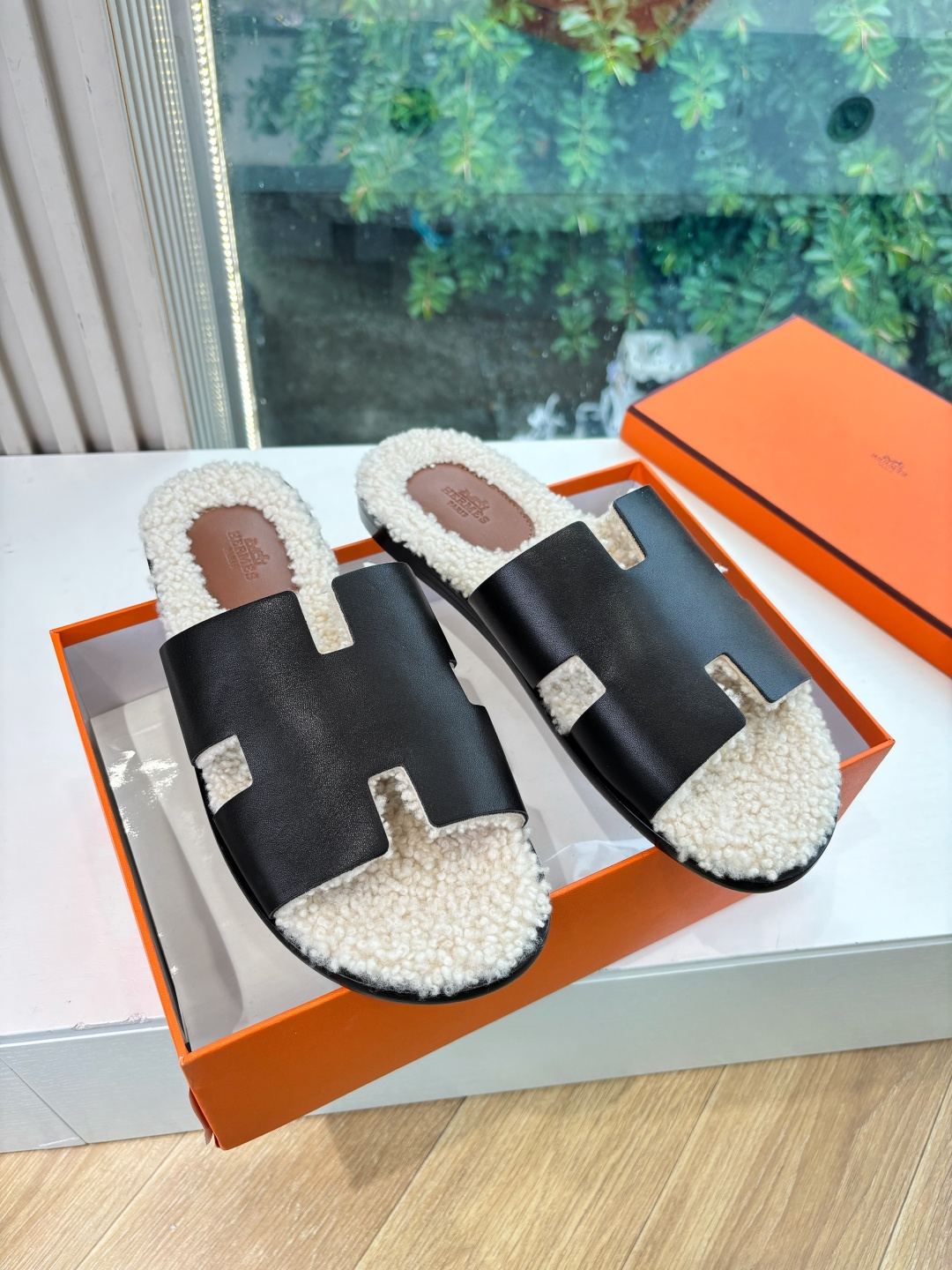 🌾G052所见即所得顶版2026春夏新款HERMES爱马仕专柜新款最近火到不行的情侣款H二舅鞋猪鼻子凉鞋