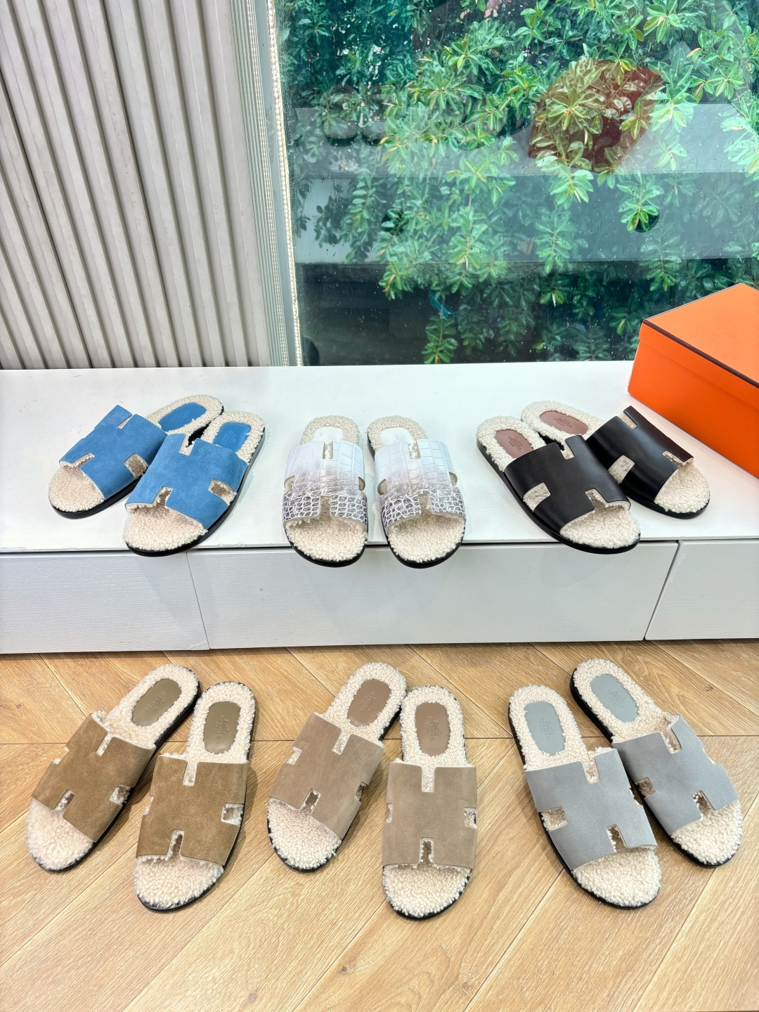 🌾G052所见即所得顶版2026春夏新款HERMES爱马仕专柜新款最近火到不行的情侣款H二舅鞋猪鼻子凉鞋