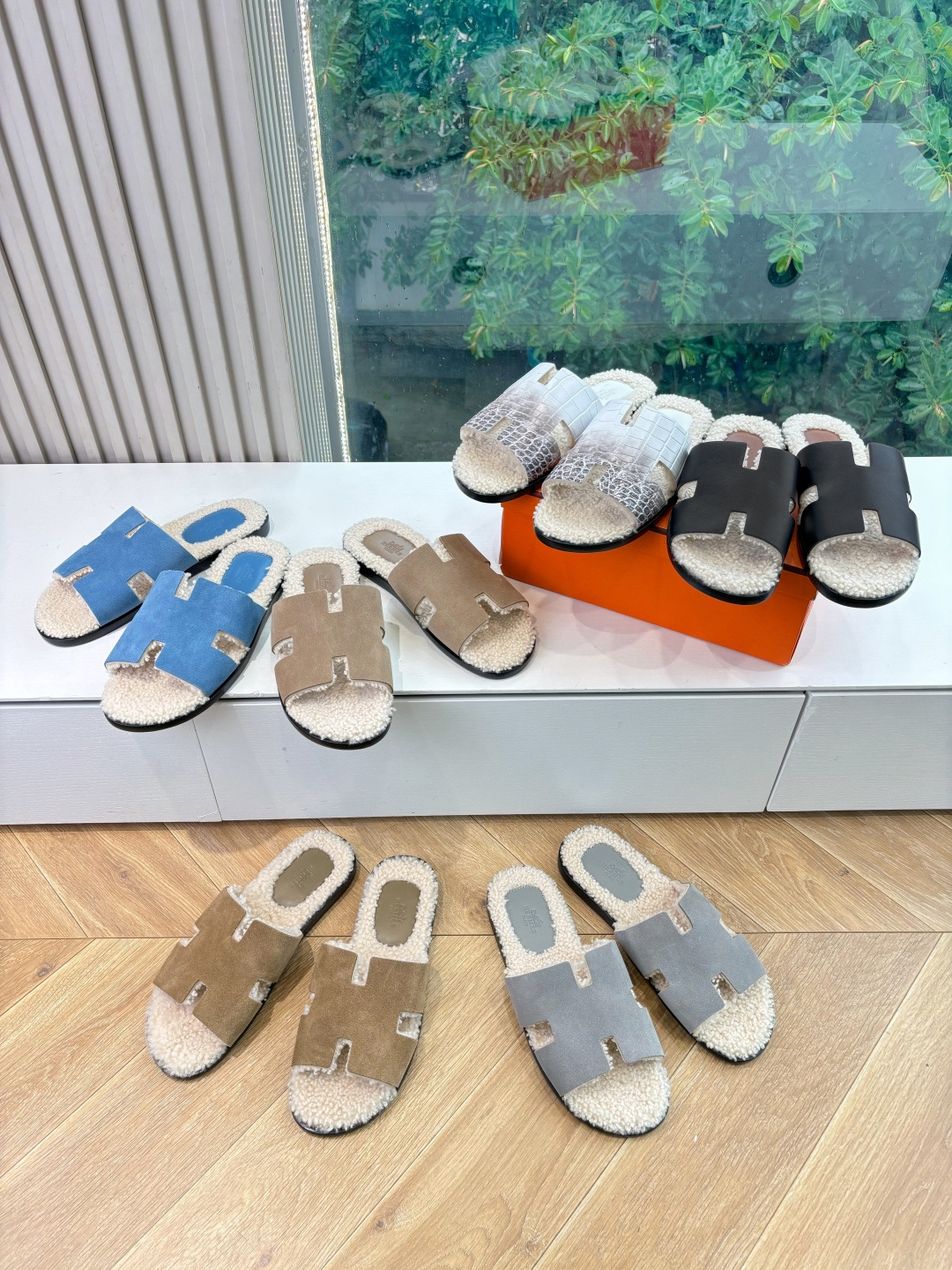 🌾G052所见即所得顶版2026春夏新款HERMES爱马仕专柜新款最近火到不行的情侣款H二舅鞋猪鼻子凉鞋