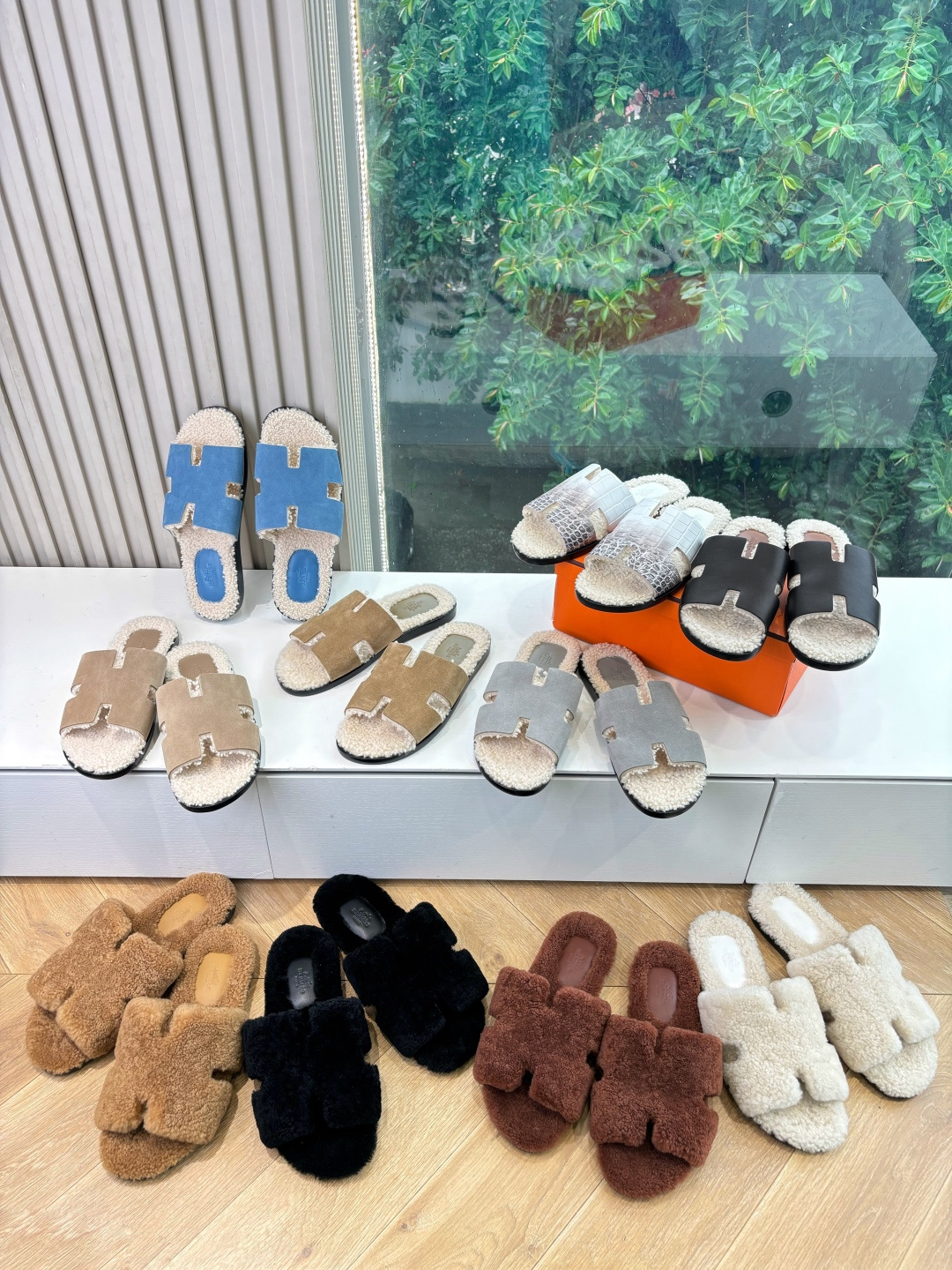 🌾G052所见即所得顶版2026春夏新款HERMES爱马仕专柜新款最近火到不行的情侣款H二舅鞋猪鼻子凉鞋