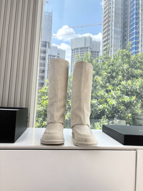 Chanel Women's Winter New Letter Knight Boot Suede Leather Ankle Boots 3 Chanel Women's Winter New Letter Knight Boot Suede Leather Ankle Boots