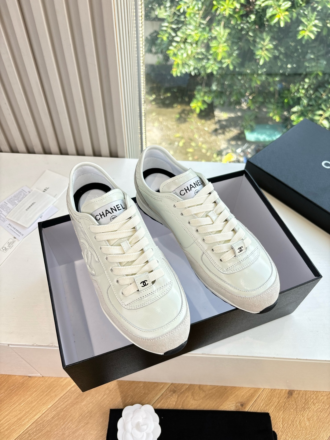 NO:480300,G059 WYSIWYG CHANEL/Chanel 2025 new small fragrance style suede round-toe panda thick sole sneakers fashionable height-enhancing shoes casual shoes imported fabric sheepskin/cloth surface inner lining original inner sole original molded sole Full set of packaging 35-40 (40/41 custom made without return or exchange), casual shoes/sports, chanel, chanel, sneakers, sheepskin, chamois leather19860909G059所见即所得CHANEL/香奈儿 2025新款小香风麂皮圆头熊猫厚底运动鞋时尚增高鞋休闲鞋 面料进口羊皮/布面 内里原版内里 鞋底原版开模鞋底 全套包装 35-40(40/41定做不退换）,休闲鞋/运动鞋,chanel,chanel,sneakers,sheepskin,chamois leather,Women's Shoes