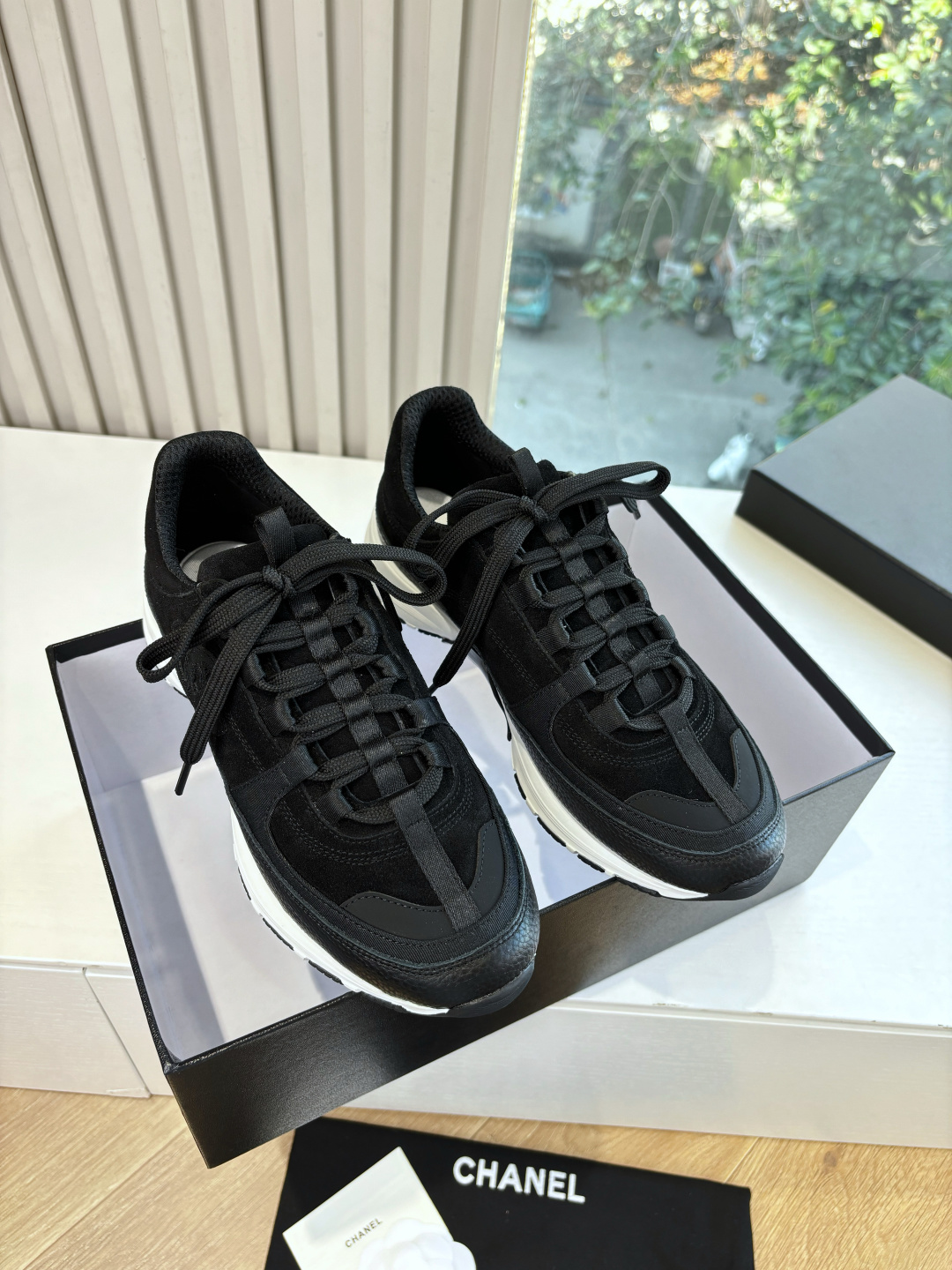 NO:626669,G059 What you see is what you get CHANEL/Chanel 2025 new style small fragrant suede round-toe panda rhombus thick-soled sneakers, fashionable height-increasing shoes, casual shoes, material imported frosted cowhide, lining Yuan version lining, sole original molded sole, full set of packaging 35-40 (40/41 custom-made, non-returnable), casual shoes/sports shoes, chanel, chanel, sneakers, cowhide, chamois leather19860909G059所见即所得CHANEL/香奈儿 2025新款小香风麂皮圆头熊猫菱格厚底运动鞋时尚增高鞋休闲鞋 面料进口磨砂牛皮 内里元版内里 鞋底原版开模鞋底 全套包装 35-40(40/41定做不退换）,休闲鞋/运动鞋,chanel,chanel,sneakers,cowhide,chamois leather,Women's Shoes