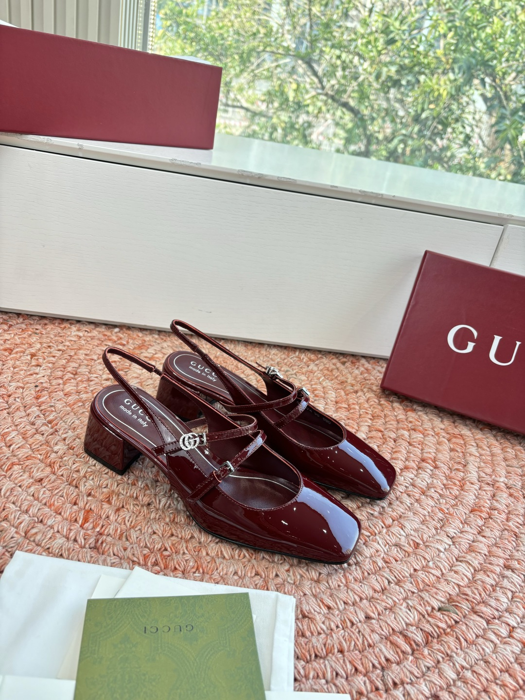 🌾G588所见即所得代购级别顶级版本 GUCCI古驰女士厚底拖鞋包头穆勒鞋拖鞋火爆全网100周年秀场大爆