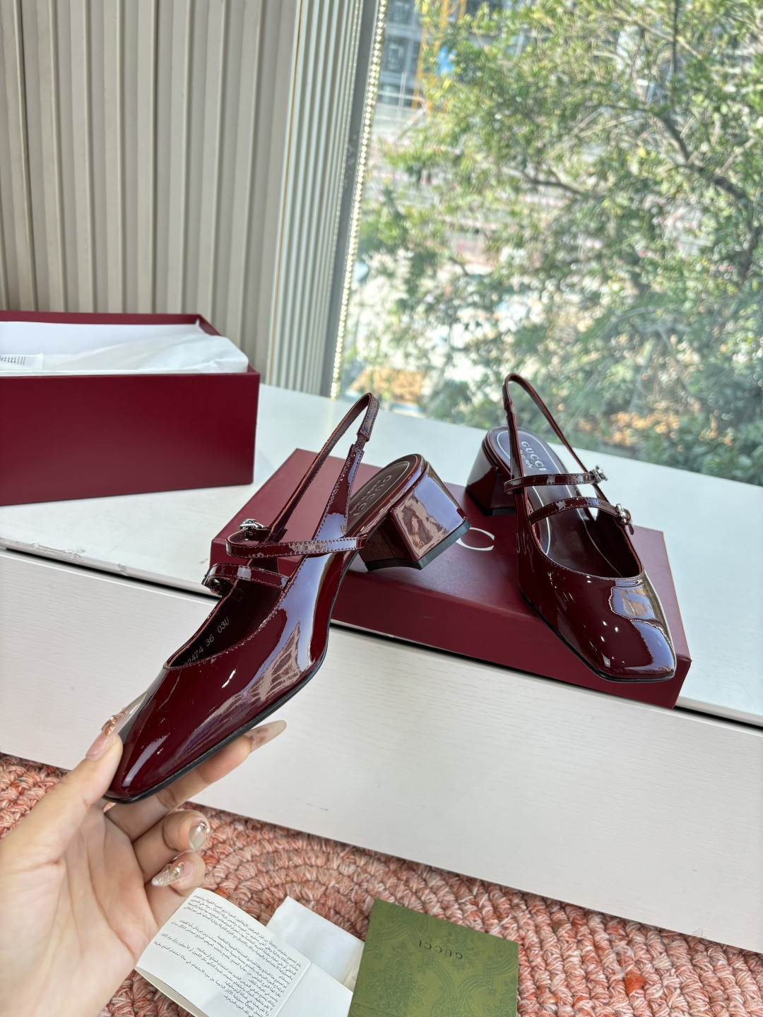 🌾G588所见即所得代购级别顶级版本 GUCCI古驰女士厚底拖鞋包头穆勒鞋拖鞋火爆全网100周年秀场大爆