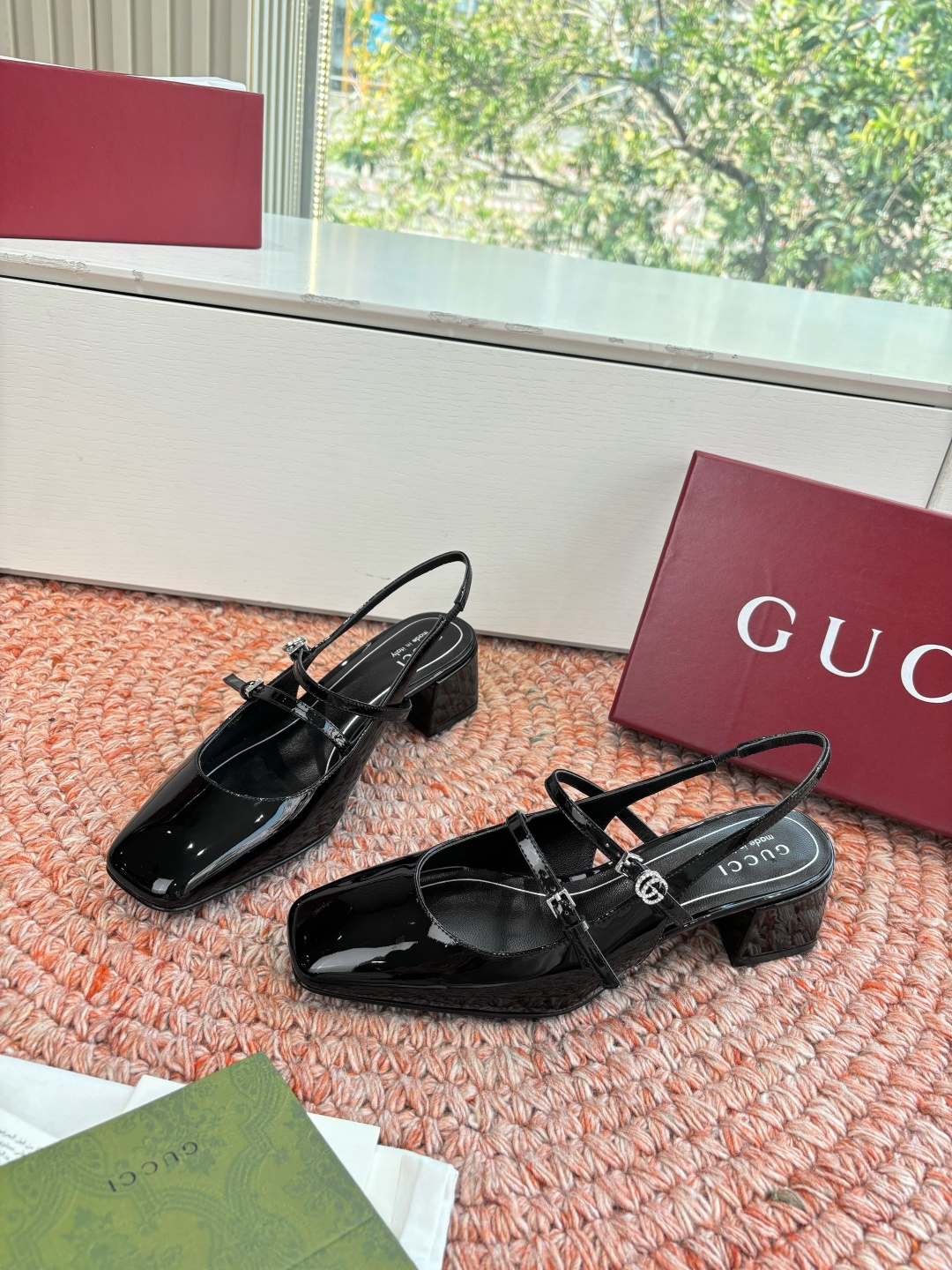 🌾G588所见即所得代购级别顶级版本 GUCCI古驰女士厚底拖鞋包头穆勒鞋拖鞋火爆全网100周年秀场大爆