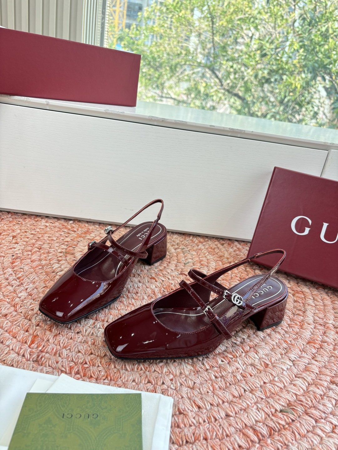 🌾G588所见即所得代购级别顶级版本 GUCCI古驰女士厚底拖鞋包头穆勒鞋拖鞋火爆全网100周年秀场大爆