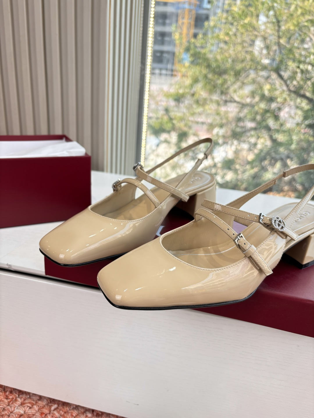 🌾G588所见即所得代购级别顶级版本 GUCCI古驰女士厚底拖鞋包头穆勒鞋拖鞋火爆全网100周年秀场大爆