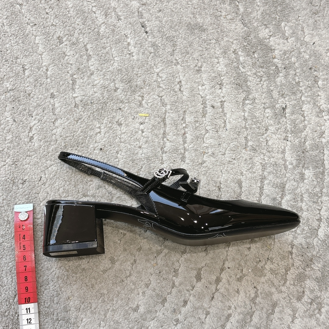 🌾G588所见即所得代购级别顶级版本 GUCCI古驰女士厚底拖鞋包头穆勒鞋拖鞋火爆全网100周年秀场大爆