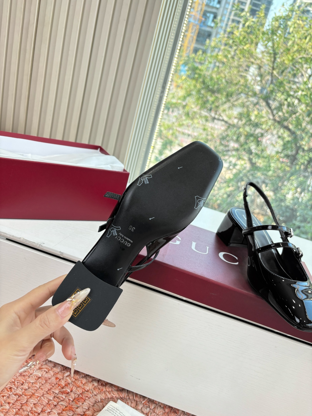 🌾G588所见即所得代购级别顶级版本 GUCCI古驰女士厚底拖鞋包头穆勒鞋拖鞋火爆全网100周年秀场大爆