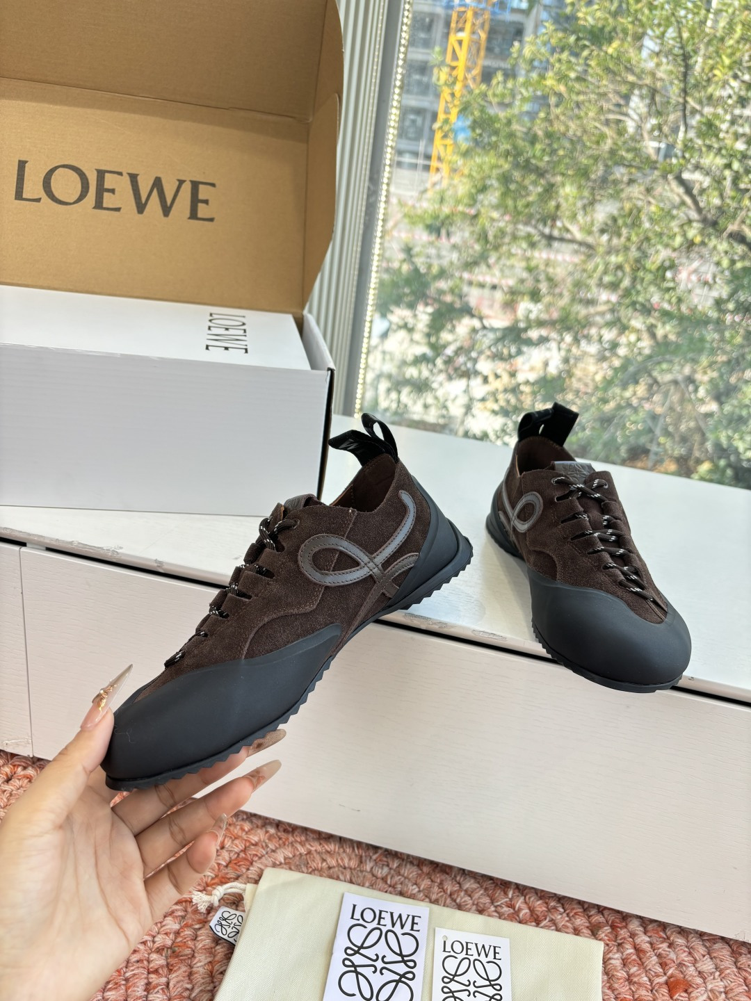 🌾G193飞机盒版所见即所得LOEW·*罗意威2026新款 新色上新活力满满芭蕾阿甘鞋罗意威新款Grip
