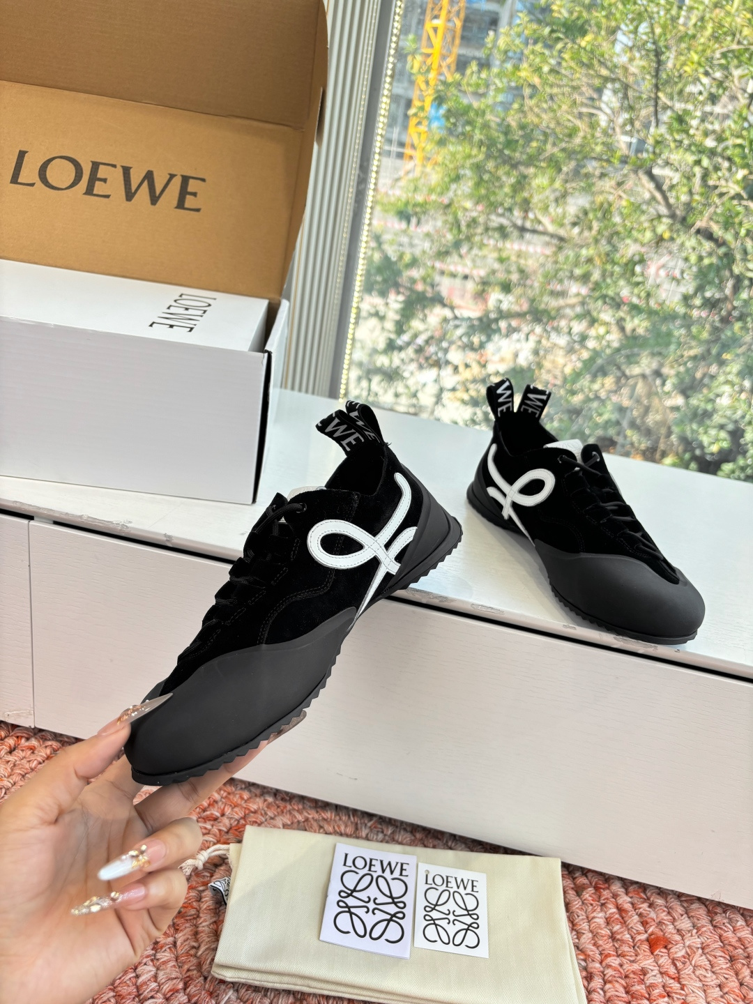 🌾G193飞机盒版所见即所得LOEW·*罗意威2026新款 新色上新活力满满芭蕾阿甘鞋罗意威新款Grip
