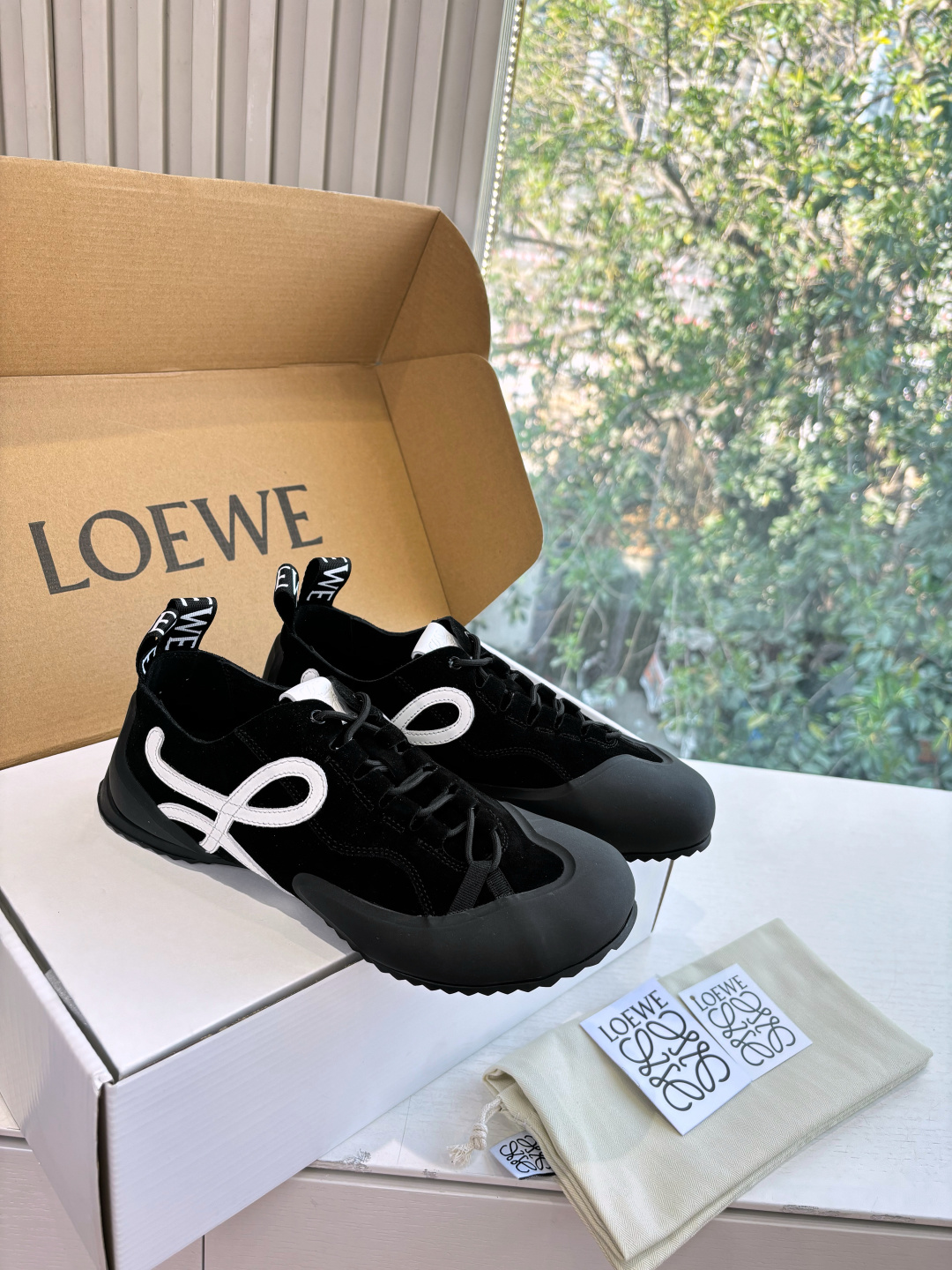 🌾G193飞机盒版所见即所得LOEW·*罗意威2026新款 新色上新活力满满芭蕾阿甘鞋罗意威新款Grip