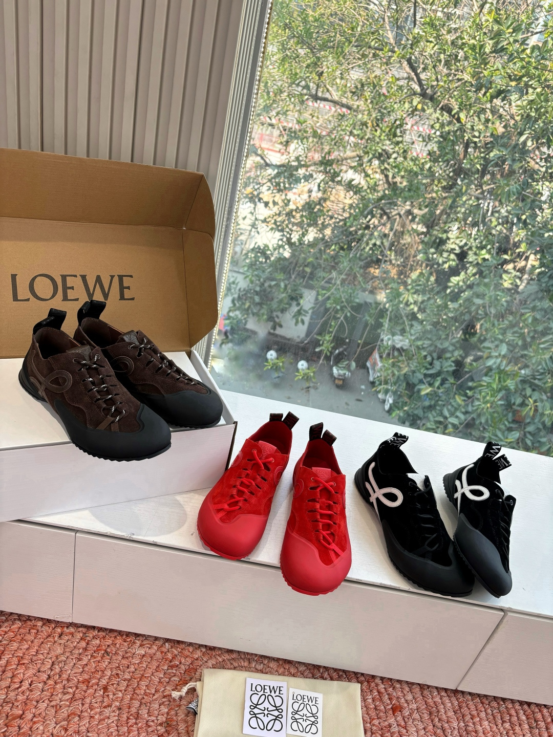 🌾G193飞机盒版所见即所得LOEW·*罗意威2026新款 新色上新活力满满芭蕾阿甘鞋罗意威新款Grip