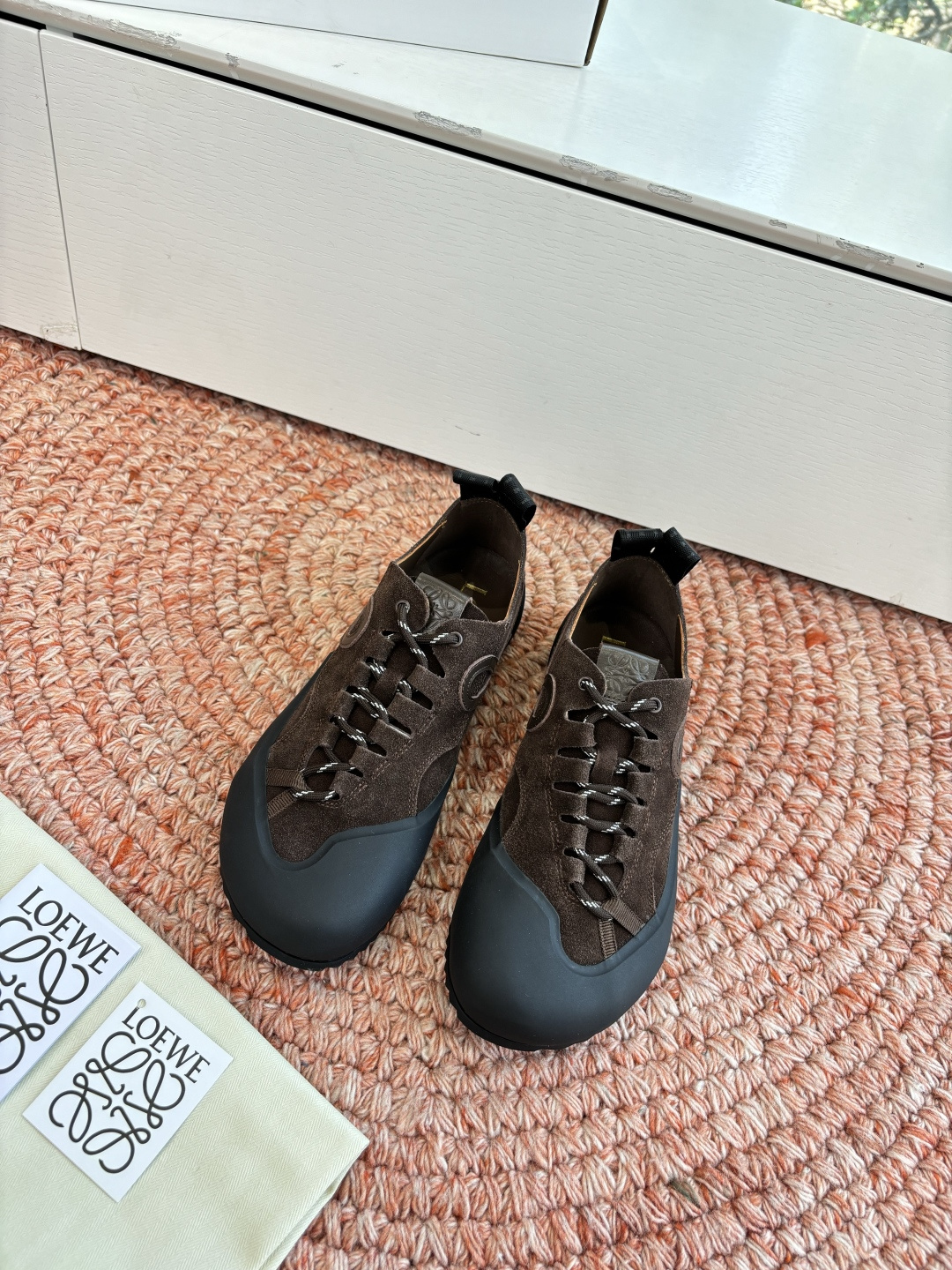 🌾G193飞机盒版所见即所得LOEW·*罗意威2026新款 新色上新活力满满芭蕾阿甘鞋罗意威新款Grip