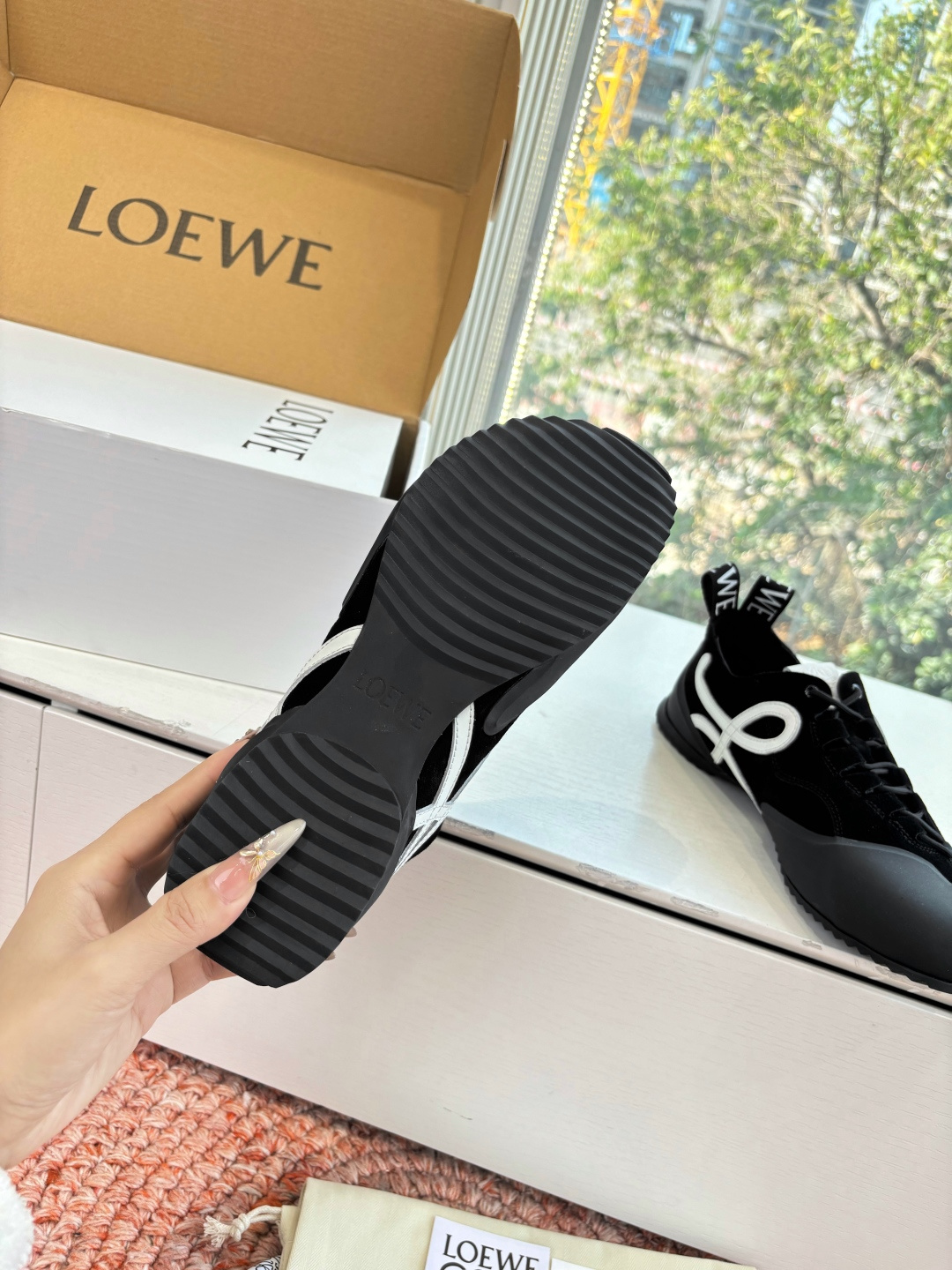 🌾G193飞机盒版所见即所得LOEW·*罗意威2026新款 新色上新活力满满芭蕾阿甘鞋罗意威新款Grip