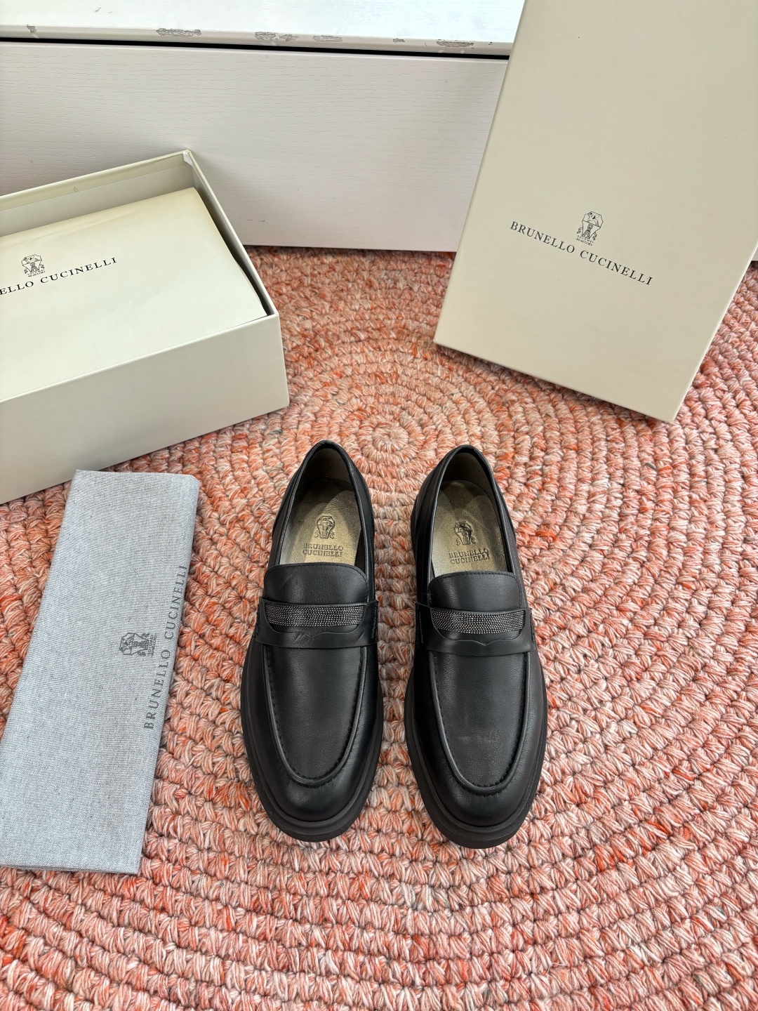G909所见即所得bc代购级女鞋brunell* cucinell*运动板鞋麂皮新款真的一眼爱上厚底乐福鞋玛丽珍体闲鞋上