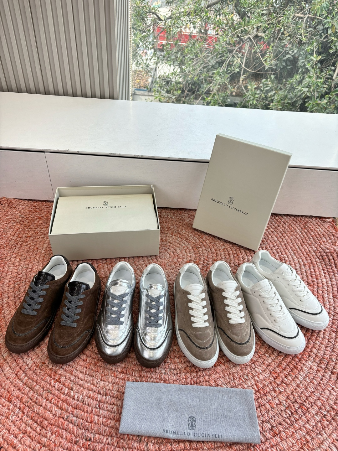 G909所见即所得bc代购级女鞋brunell* cucinell*运动板鞋麂皮新款真的一眼爱上厚底乐福鞋玛丽珍体闲鞋上