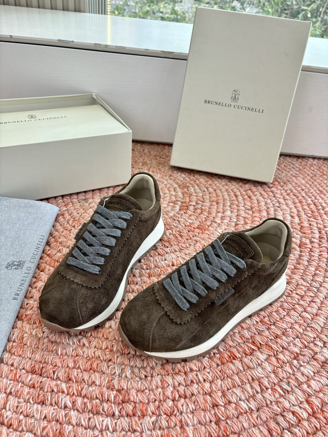 G909所见即所得bc代购级女鞋brunell* cucinell*运动板鞋麂皮新款真的一眼爱上德训鞋体闲鞋上脚超级舒服 G909所见即所得bc代购级女鞋brunell* cucinell*运动板鞋麂皮新款真的一眼爱上德训鞋体闲鞋上脚超级舒服