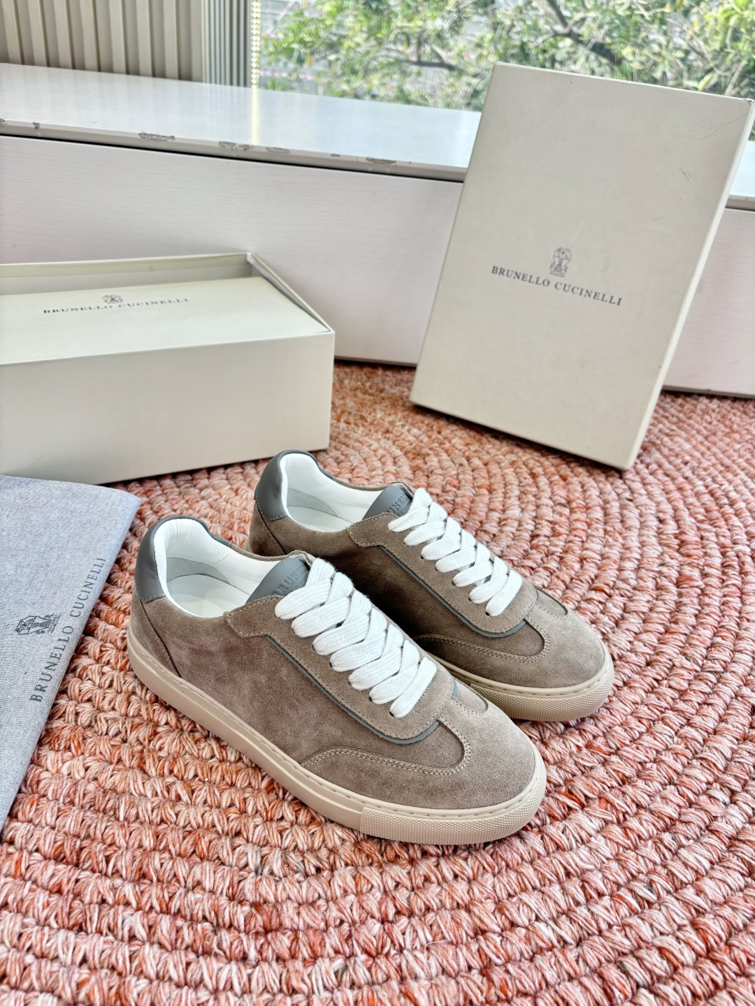 G909所见即所得bc代购级女鞋brunell* cucinell*运动板鞋麂皮新款真的一眼爱上德训鞋体闲鞋上脚超级舒服 G909所见即所得bc代购级女鞋brunell* cucinell*运动板鞋麂皮新款真的一眼爱上德训鞋体闲鞋上脚超级舒服