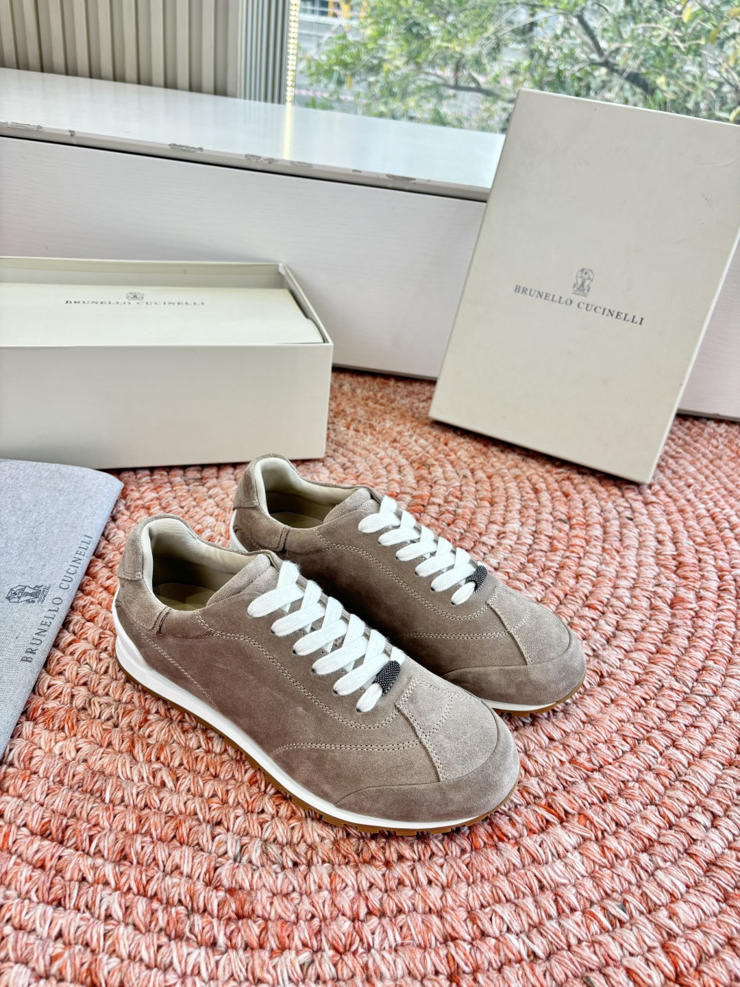 G909所见即所得bc代购级女鞋brunell* cucinell*运动板鞋麂皮新款真的一眼爱上德训鞋体闲鞋上脚超级舒服 G909所见即所得bc代购级女鞋brunell* cucinell*运动板鞋麂皮新款真的一眼爱上德训鞋体闲鞋上脚超级舒服