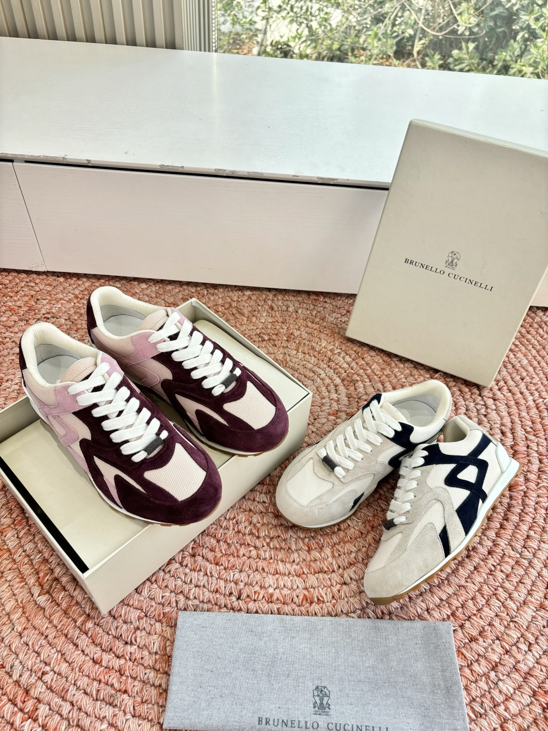 G909所见即所得bc代购级女鞋brunell* cucinell*运动板鞋麂皮新款真的一眼爱上德训鞋体闲鞋上脚超级舒服