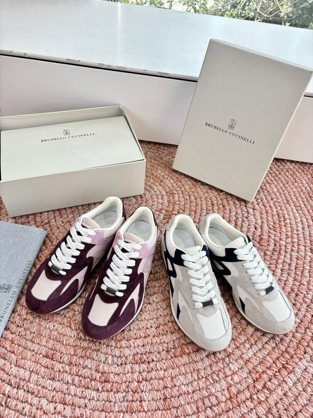 G909所见即所得bc代购级女鞋brunell* cucinell*运动板鞋麂皮新款真的一眼爱上德训鞋体闲鞋上脚超级舒服