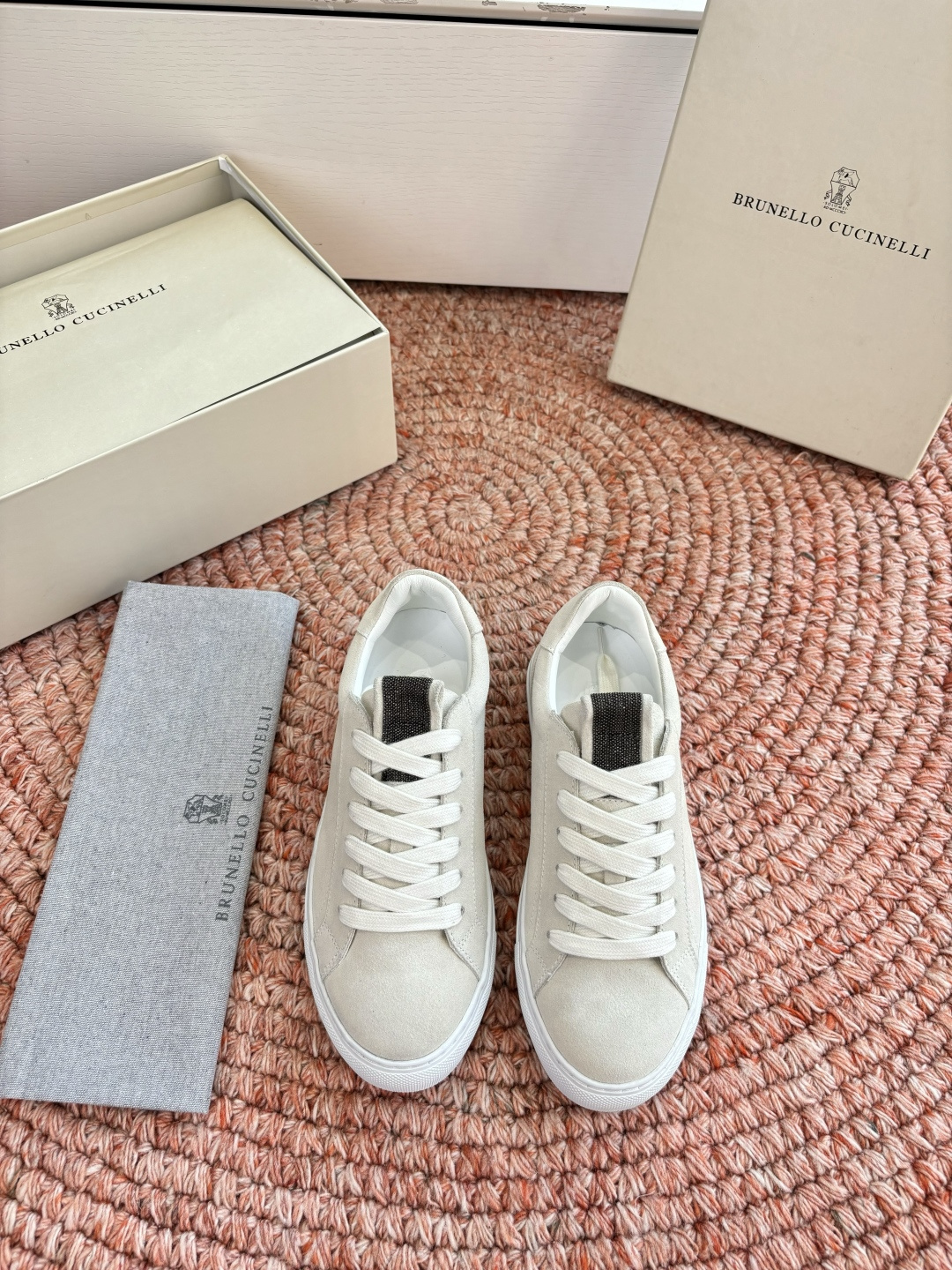 G909所见即所得bc代购级女鞋brunell* cucinell*运动板鞋麂皮新款真的一眼爱上德训鞋体闲鞋上脚超级舒服