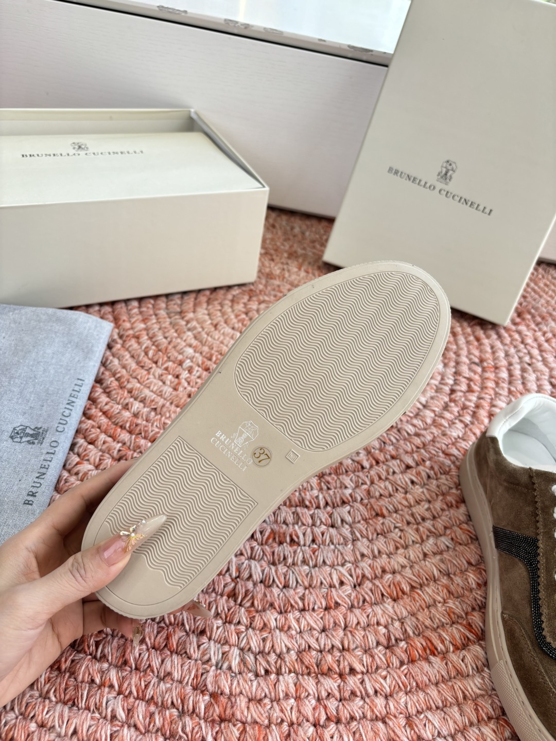 G909所见即所得bc代购级女鞋brunell* cucinell*运动板鞋麂皮新款真的一眼爱上德训鞋体闲鞋上脚超级舒服 G909所见即所得bc代购级女鞋brunell* cucinell*运动板鞋麂皮新款真的一眼爱上德训鞋体闲鞋上脚超级舒服