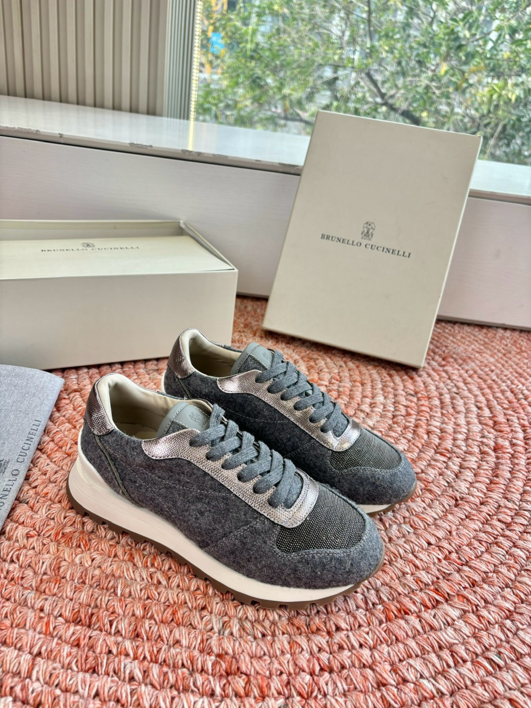 G909所见即所得bc代购级女鞋brunell* cucinell*运动板鞋麂皮新款真的一眼爱上德训鞋体闲鞋上脚超级舒服 G909所见即所得bc代购级女鞋brunell* cucinell*运动板鞋麂皮新款真的一眼爱上德训鞋体闲鞋上脚超级舒服