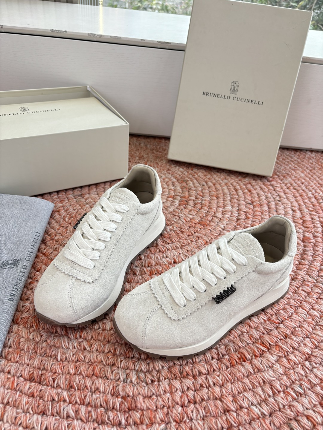 G909所见即所得bc代购级女鞋brunell* cucinell*运动板鞋麂皮新款真的一眼爱上德训鞋体闲鞋上脚超级舒服 G909所见即所得bc代购级女鞋brunell* cucinell*运动板鞋麂皮新款真的一眼爱上德训鞋体闲鞋上脚超级舒服