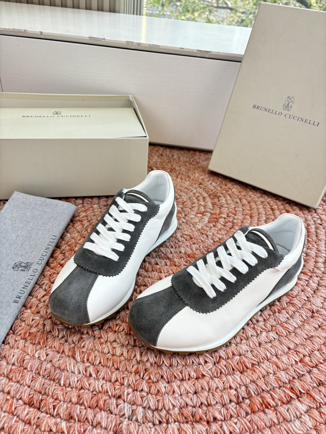 G909所见即所得bc代购级女鞋brunell* cucinell*运动板鞋麂皮新款真的一眼爱上德训鞋体闲鞋上脚超级舒服 G909所见即所得bc代购级女鞋brunell* cucinell*运动板鞋麂皮新款真的一眼爱上德训鞋体闲鞋上脚超级舒服