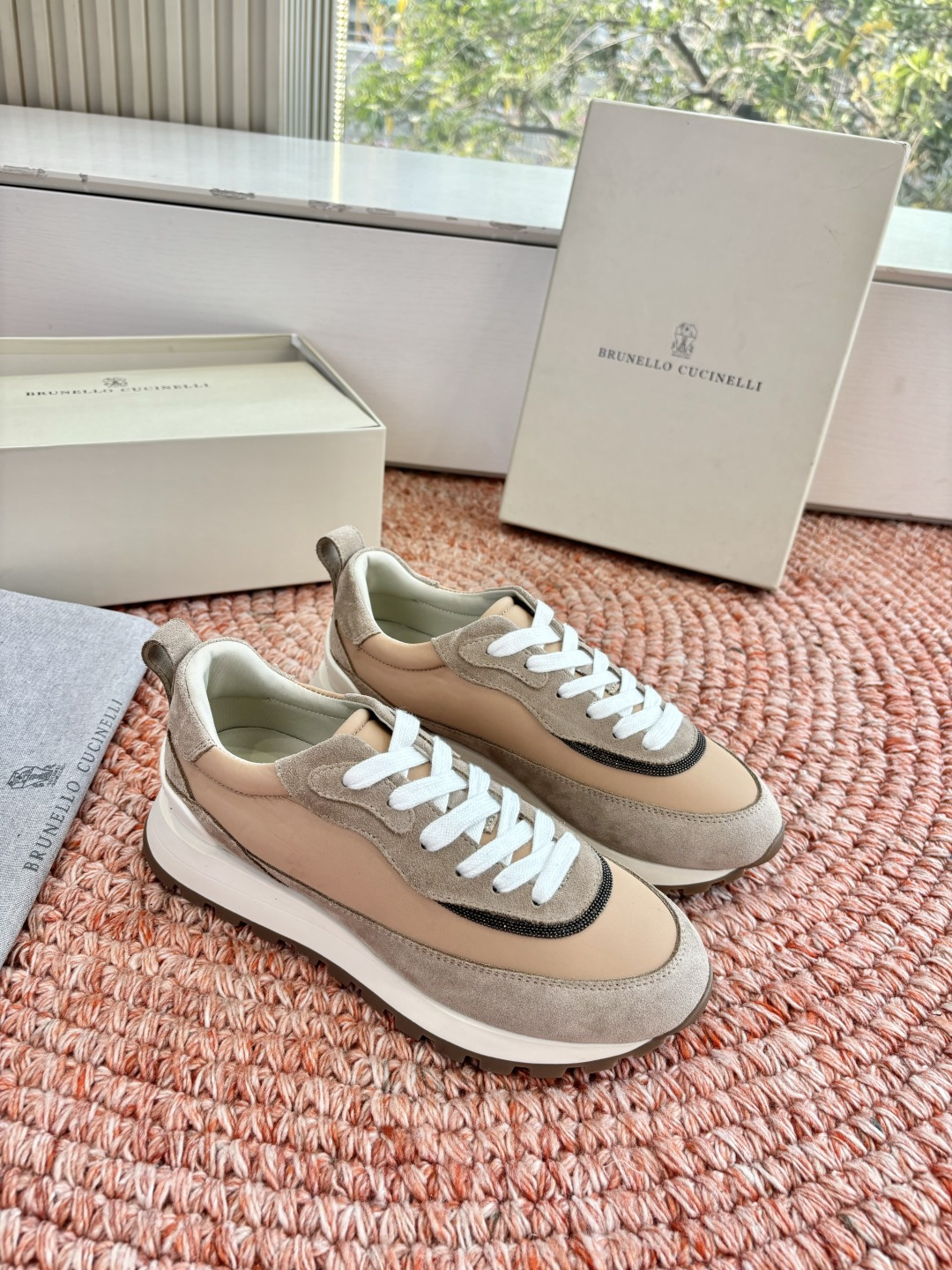 G909所见即所得bc代购级女鞋brunell* cucinell*运动板鞋麂皮新款真的一眼爱上德训鞋体闲鞋上脚超级舒服 G909所见即所得bc代购级女鞋brunell* cucinell*运动板鞋麂皮新款真的一眼爱上德训鞋体闲鞋上脚超级舒服