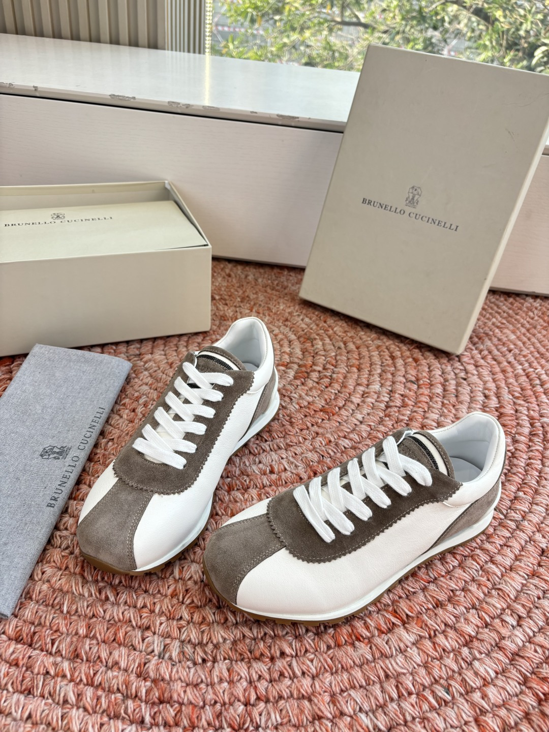 G909所见即所得bc代购级女鞋brunell* cucinell*运动板鞋麂皮新款真的一眼爱上德训鞋体闲鞋上脚超级舒服 G909所见即所得bc代购级女鞋brunell* cucinell*运动板鞋麂皮新款真的一眼爱上德训鞋体闲鞋上脚超级舒服
