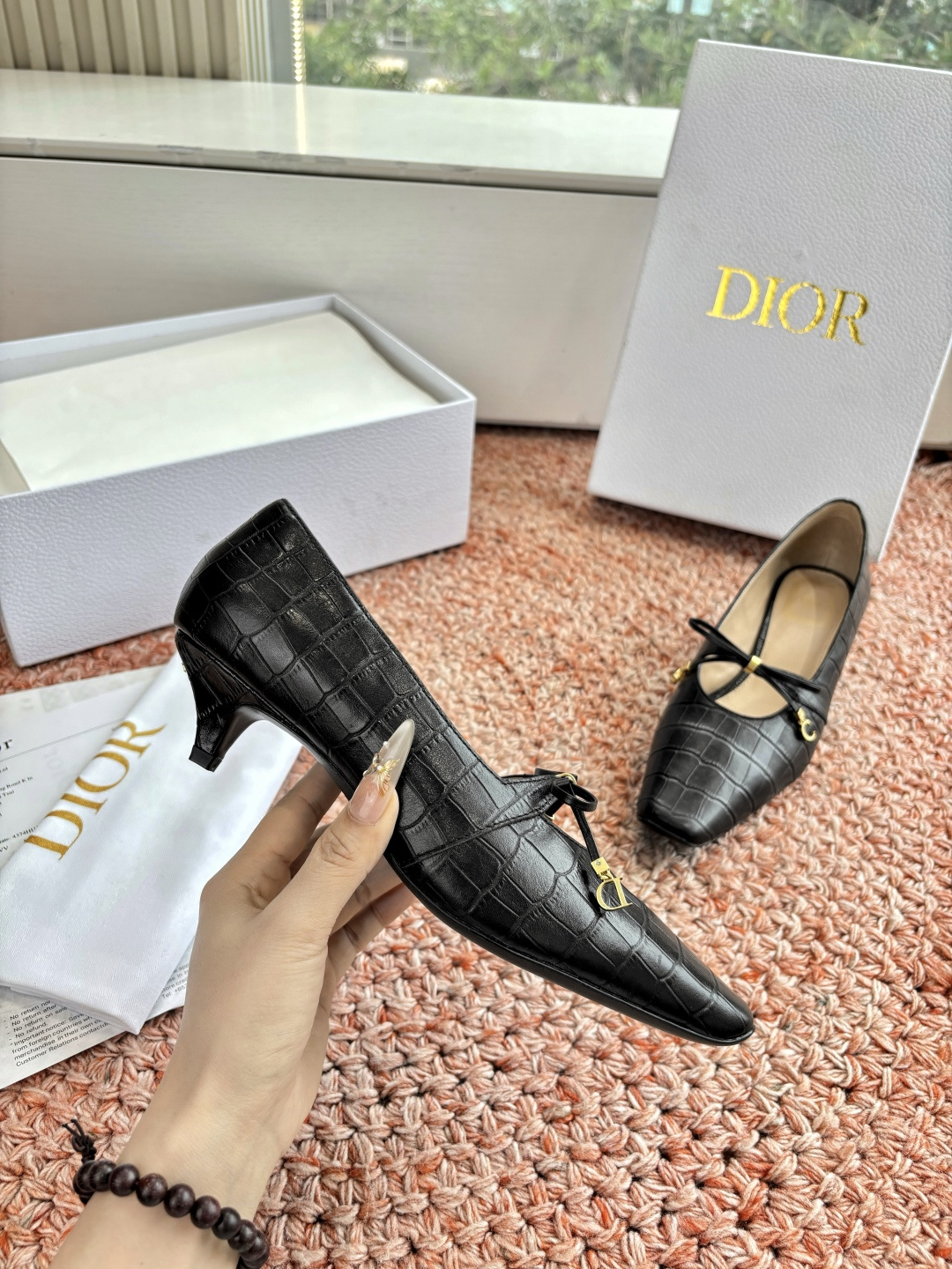 🌾G042所见即所得Dior迪奥2026春夏新款高跟单鞋鞋头CD扣装饰彰显品牌标志⚡满满的女人味，又优雅