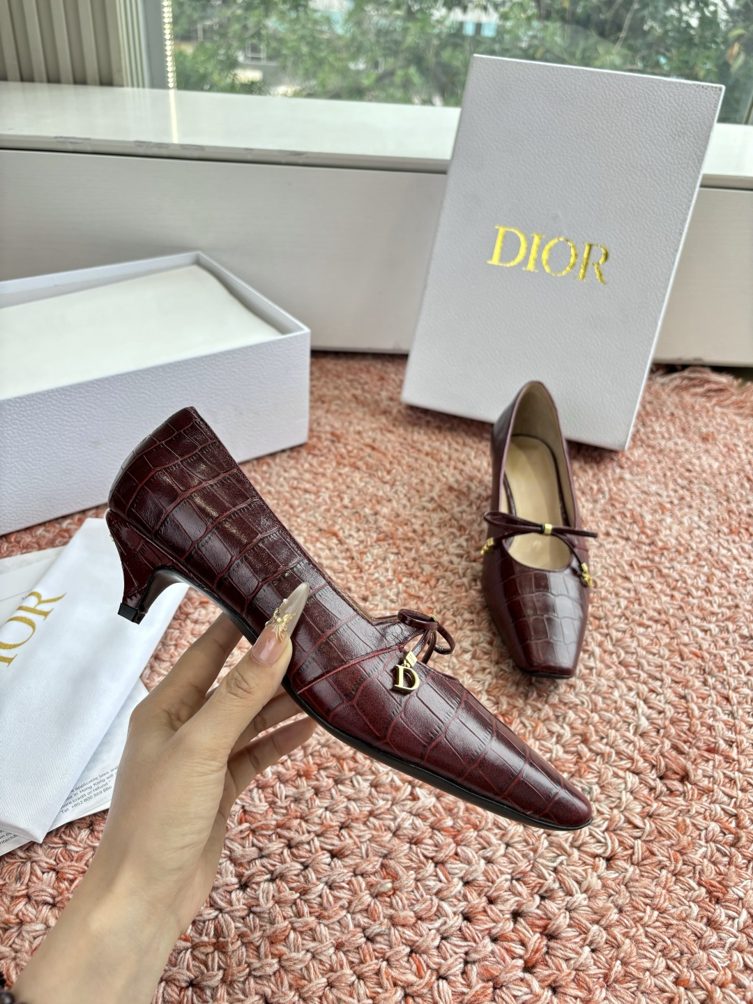 🌾G042所见即所得Dior迪奥2026春夏新款高跟单鞋鞋头CD扣装饰彰显品牌标志⚡满满的女人味，又优雅