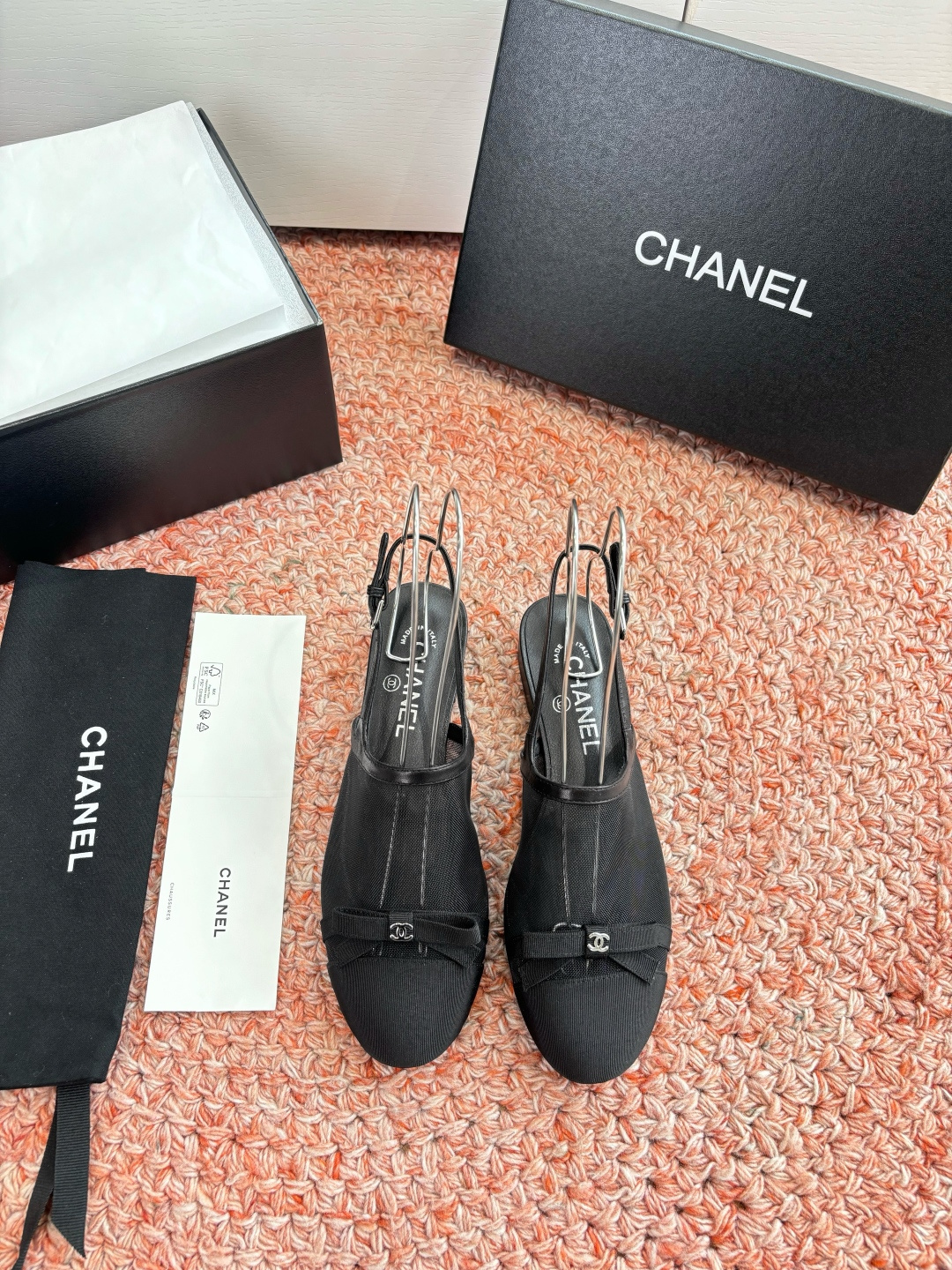 P厂价320🌾G299所见即所得CHANE*｜小香26C新品网纱双C蝴蝶结拖鞋凉鞋当小香经典符号邂逅26